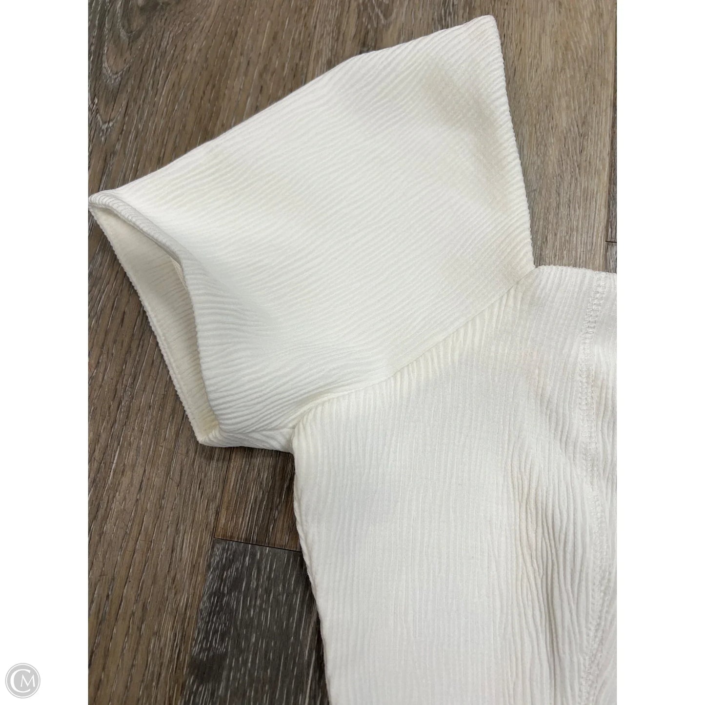 Blouse Short Sleeve By Finders In White, Size: M