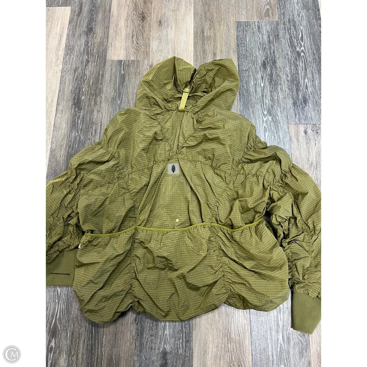 Athletic Jacket By Free People In Green, Size: M