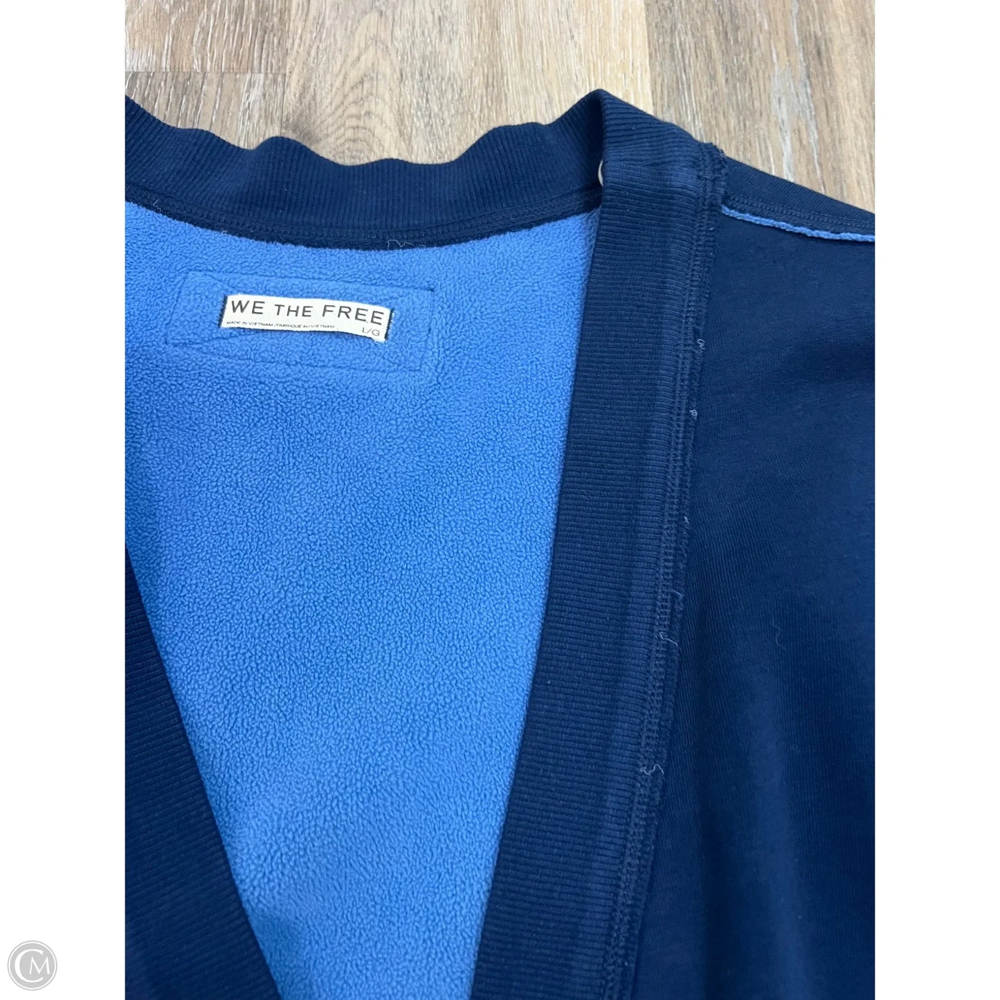Sweater Cardigan By We The Free In Navy, Size: L