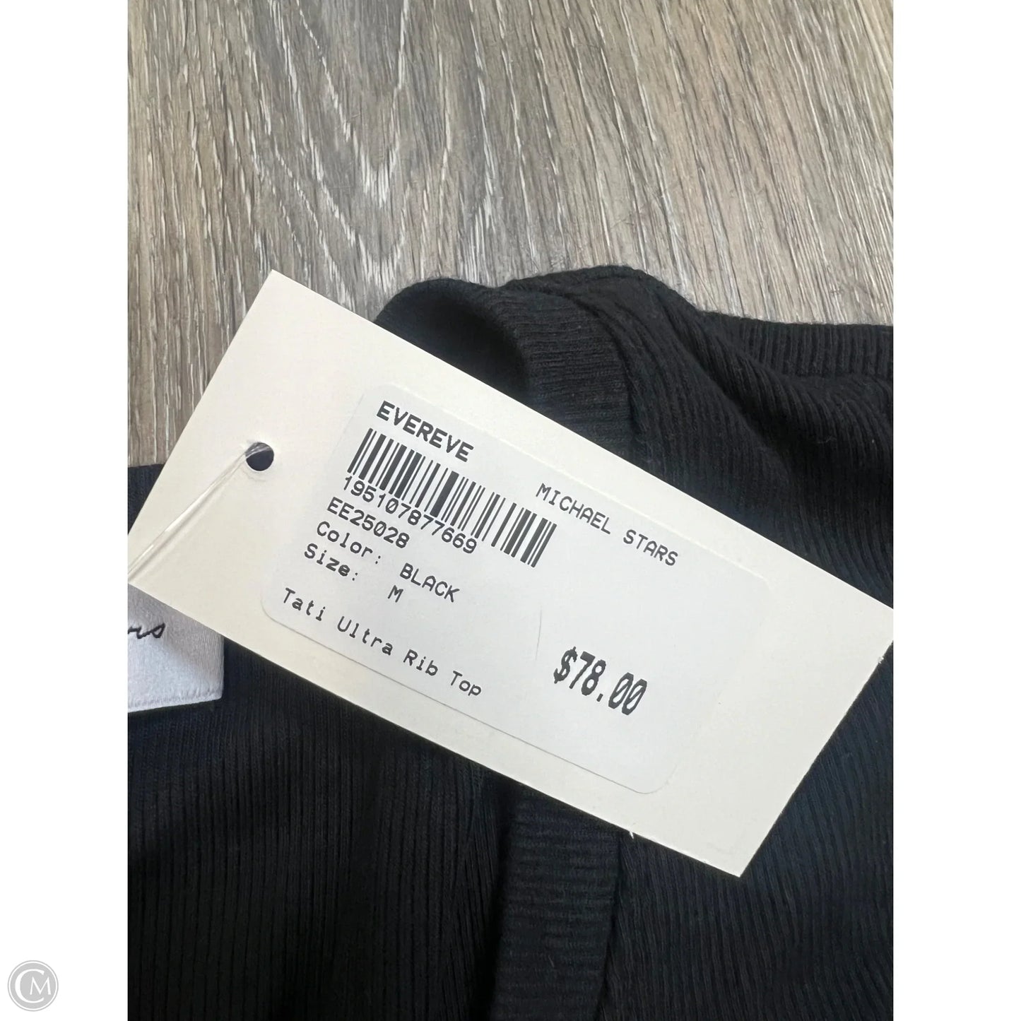 Top Short Sleeve By Michael Stars In Black, Size: M