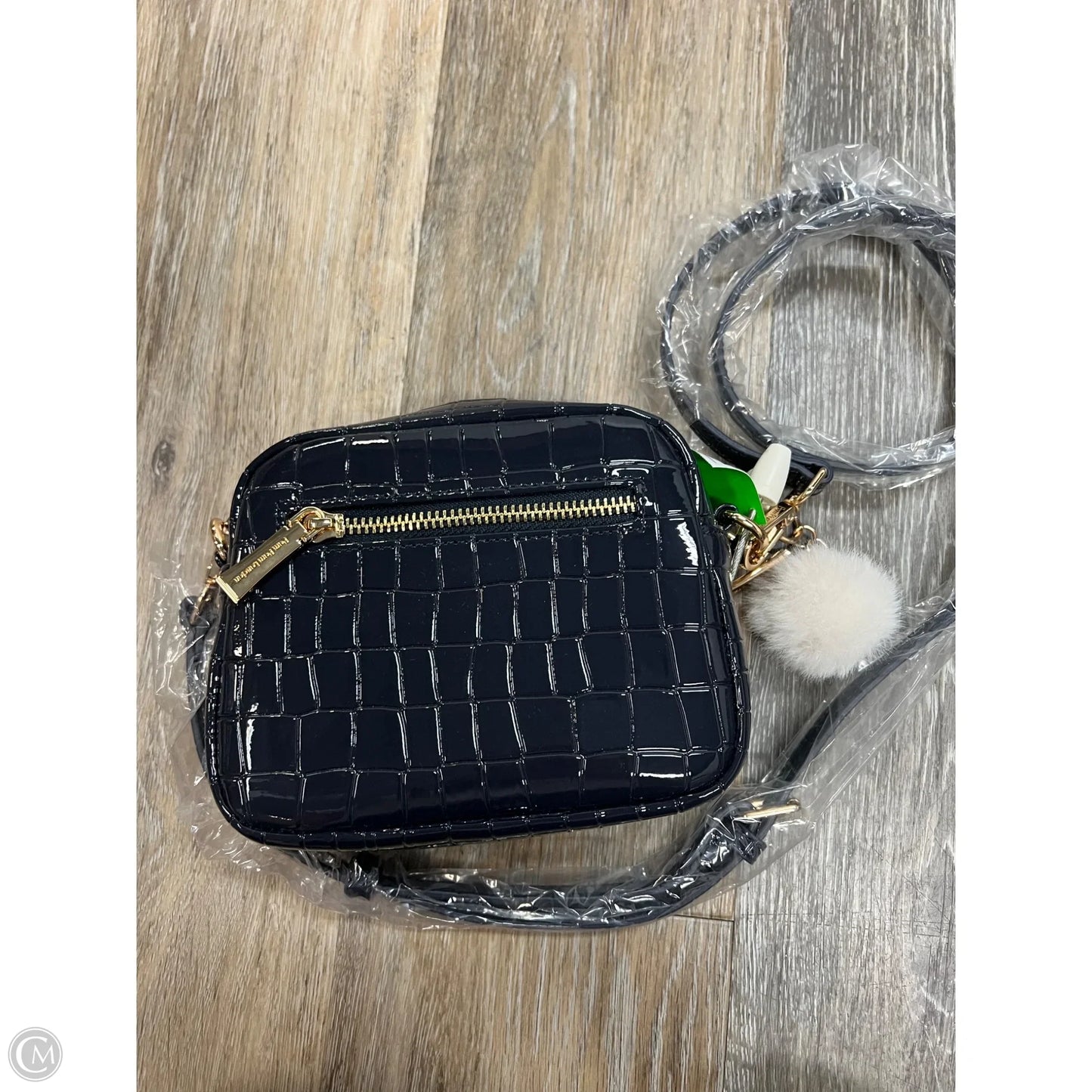 Handbag Leather By Pom Pom London, Size: Medium
