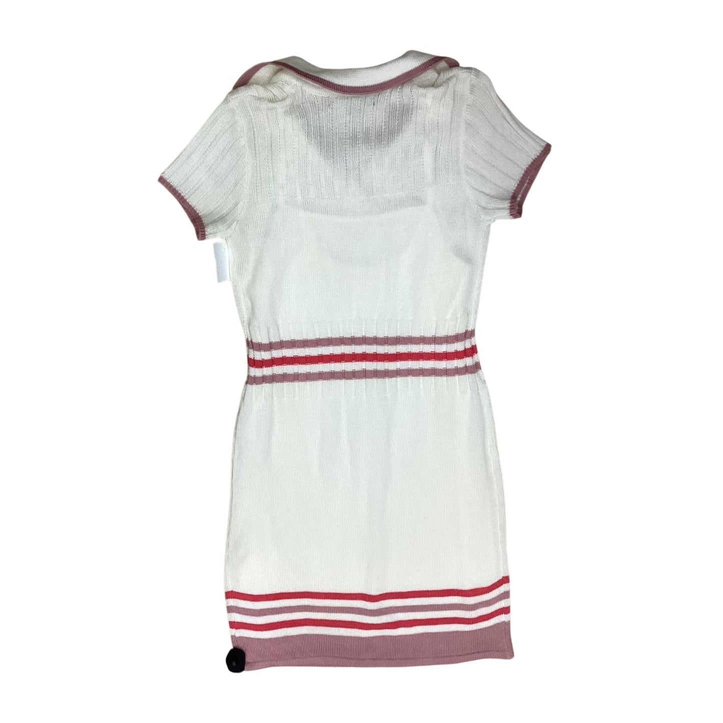 Dress Sweater By Clothes Mentor In Cream & Pink, Size:S