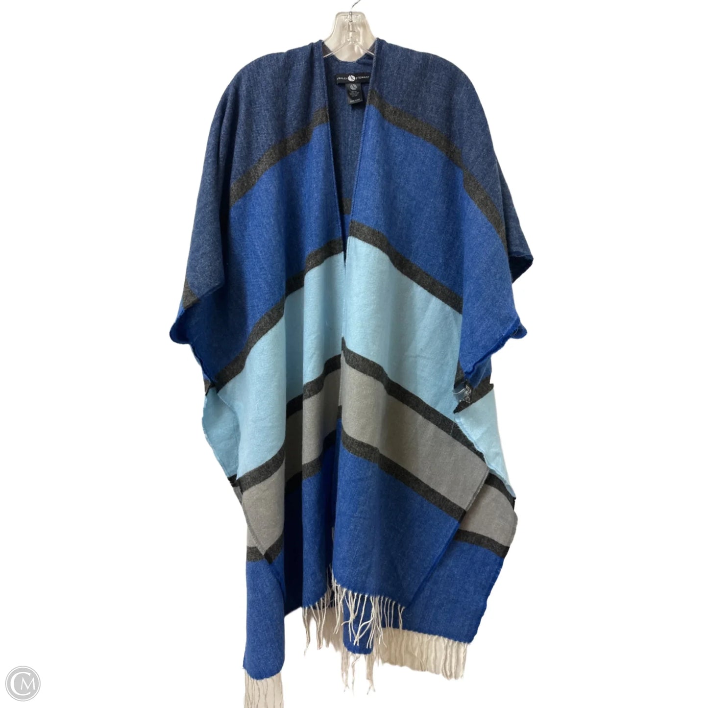 Shawl By Ashley Stewart In Blue, Size: Osfm