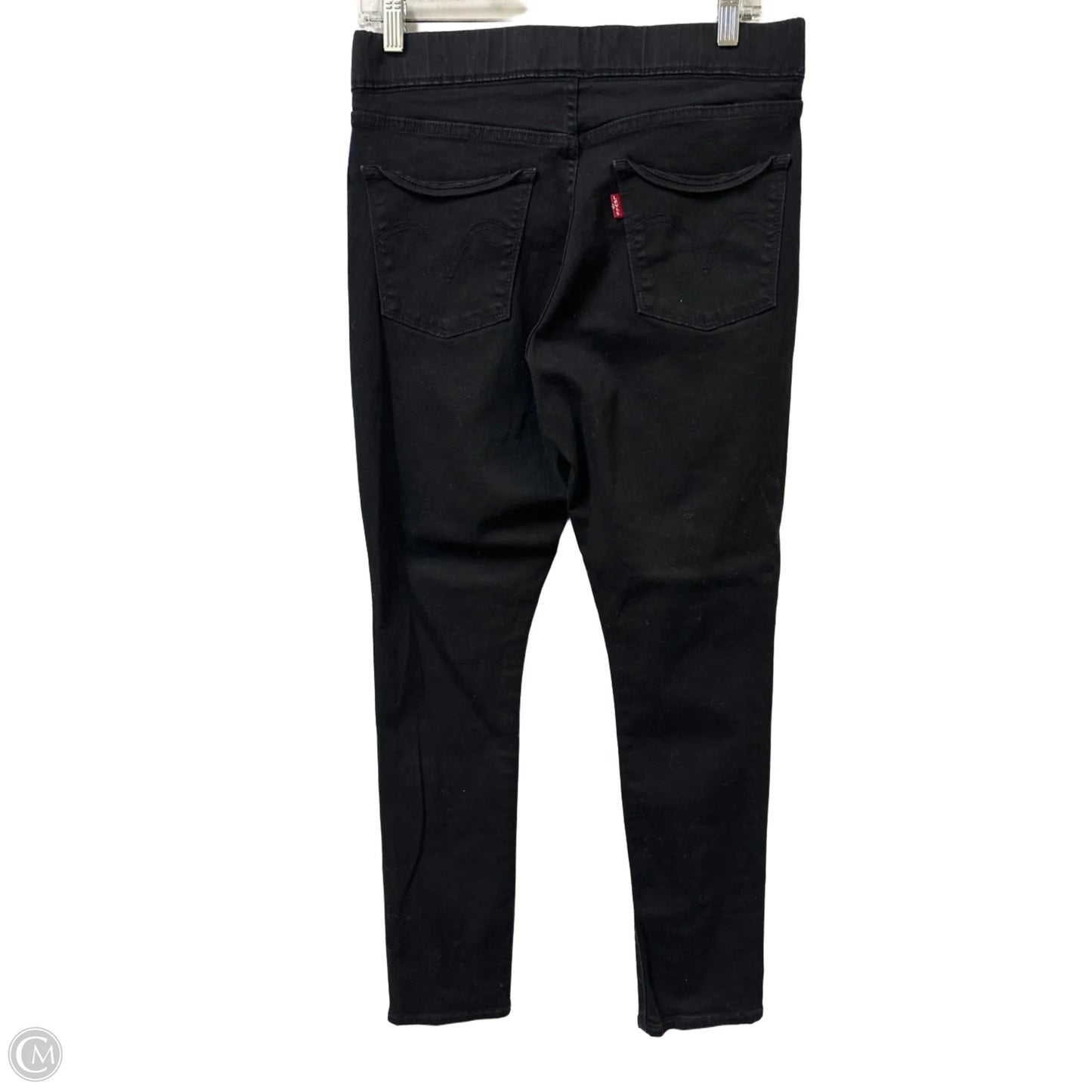 Jeans Skinny By Levis In Black, Size: 10