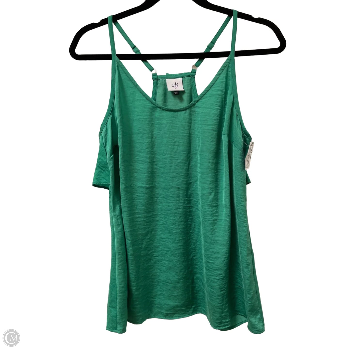 Top Sleeveless By Cabi In Green, Size: S