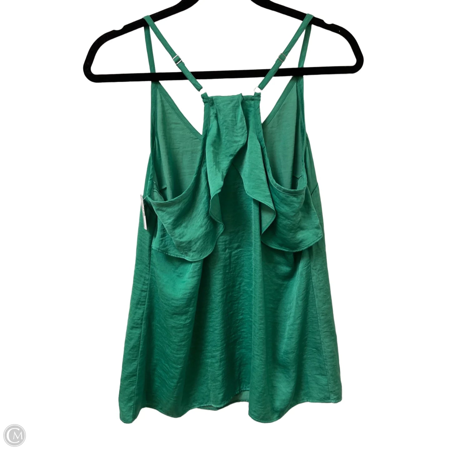 Top Sleeveless By Cabi In Green, Size: S