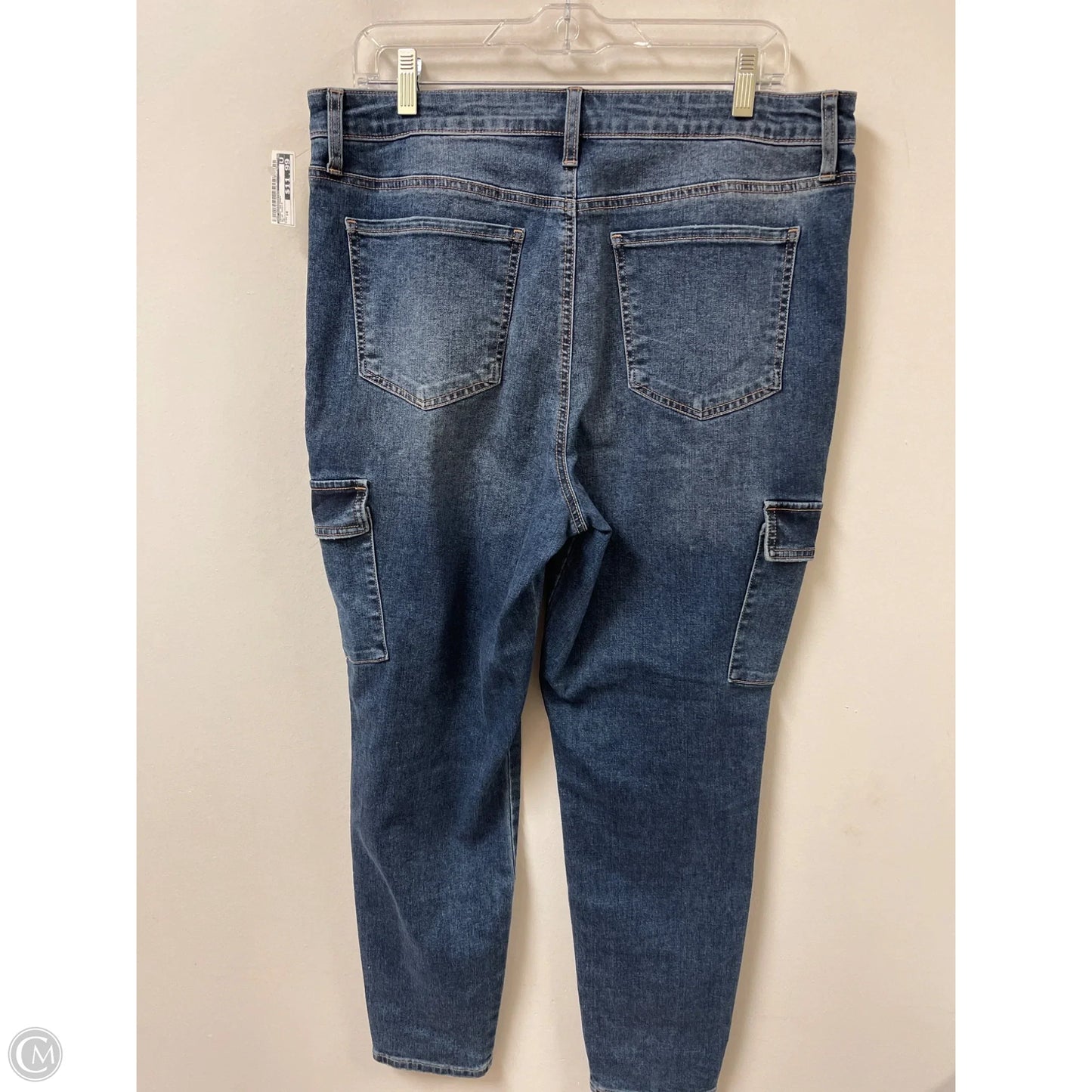 Jeans Skinny By No Boundaries In Blue Denim, Size: 16