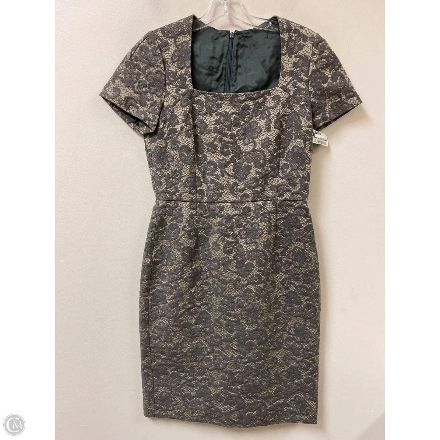 Dress Party Midi By Clothes Mentor In Grey, Size: Xl