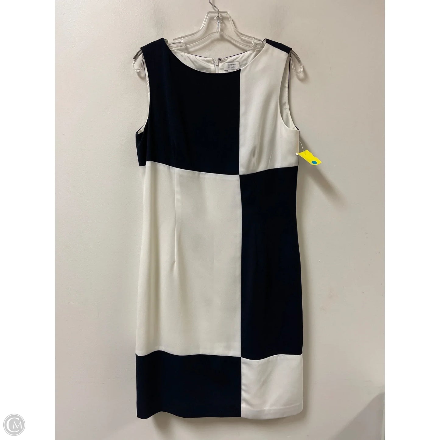 Dress Work By Clothes Mentor In Black & White, Size: L