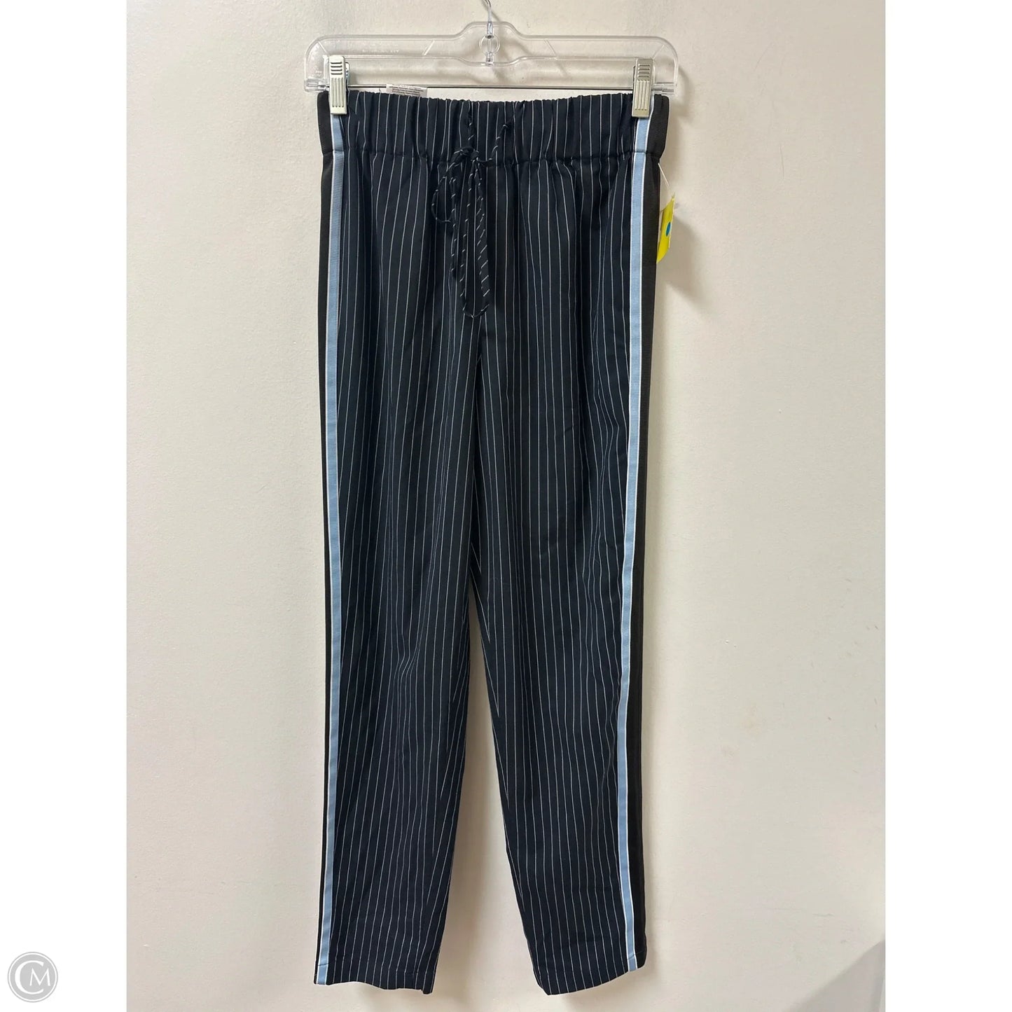 Pants Cropped By Bcbgmaxazria In Navy, Size: 0