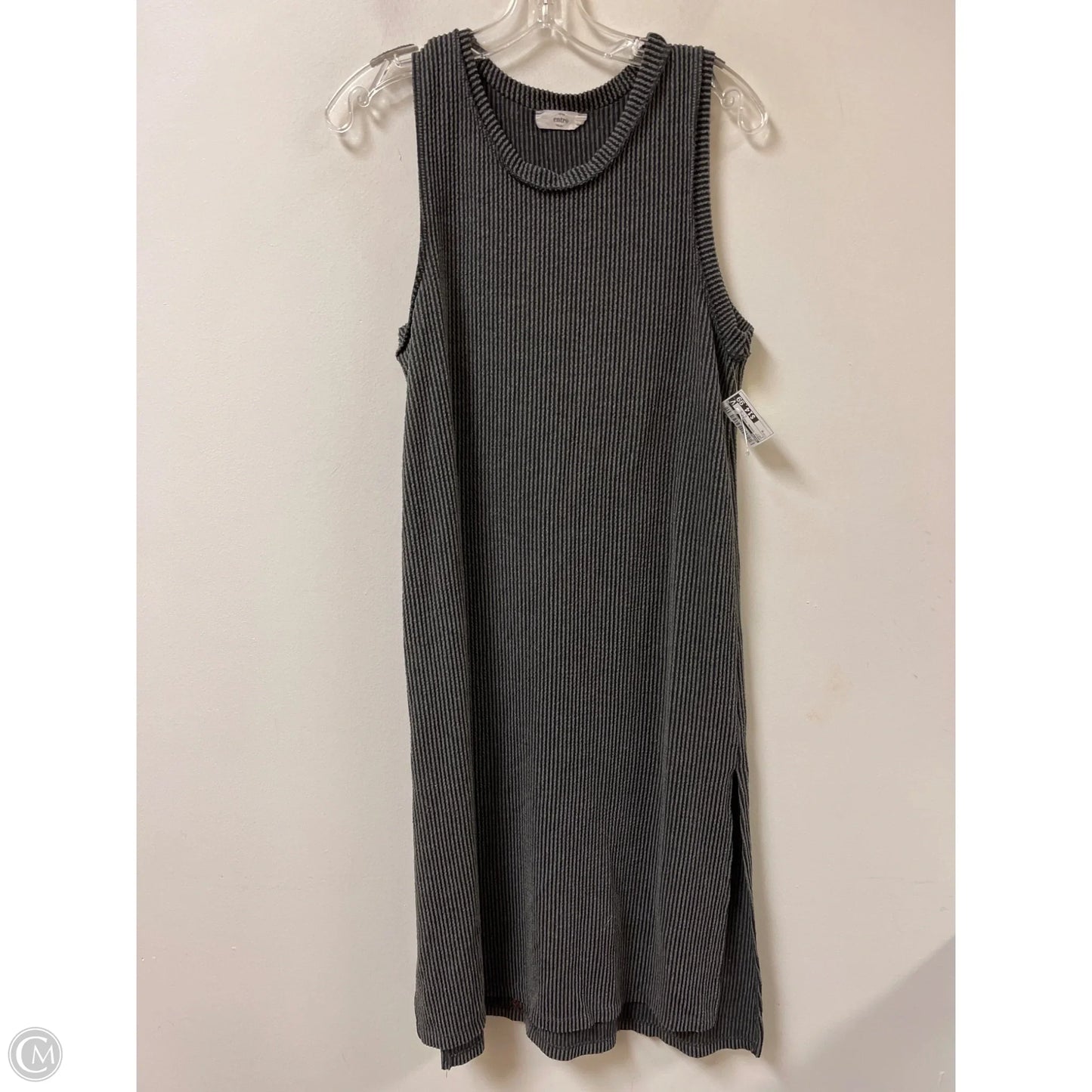 Dress Casual Midi By Entro In Grey, Size: M