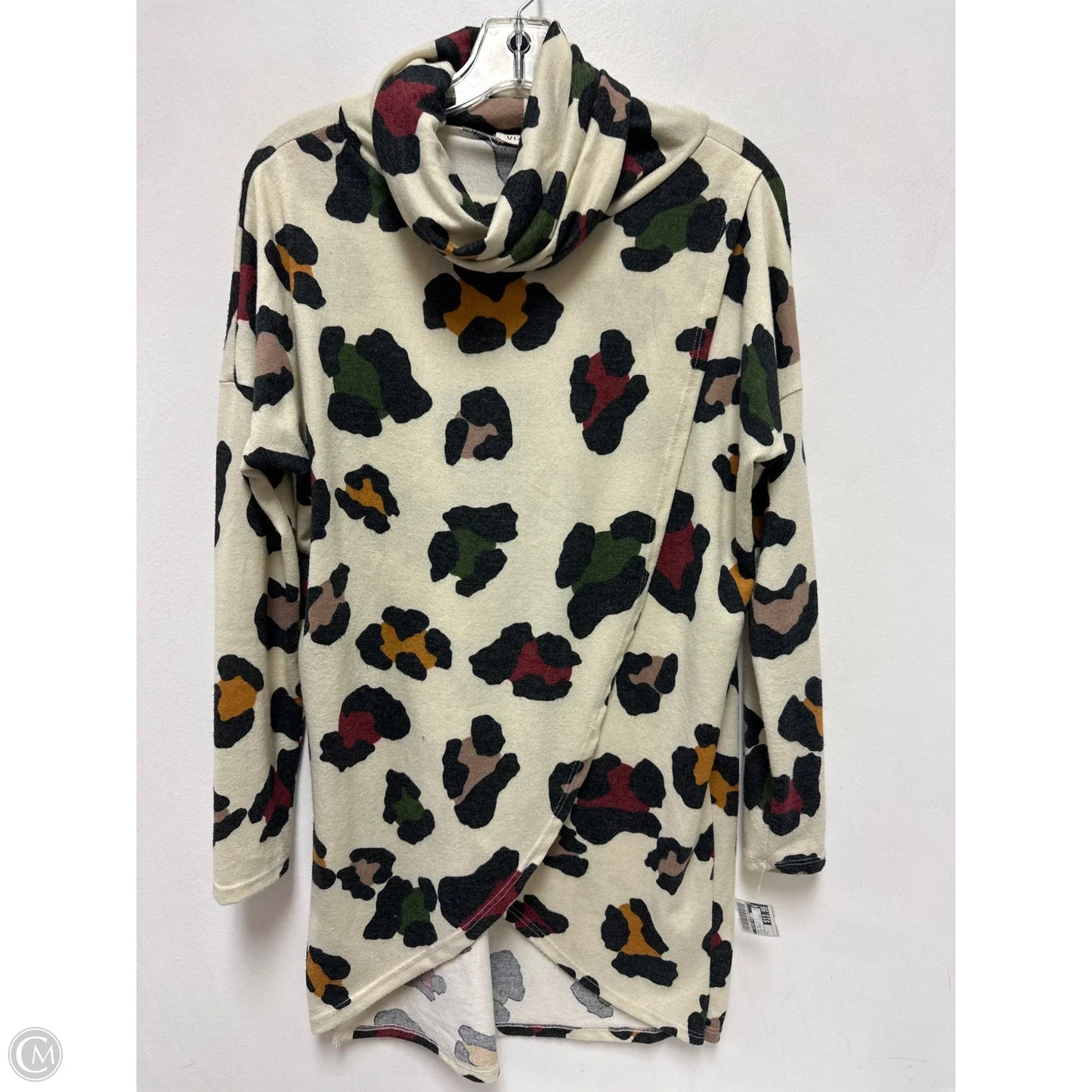 Tunic Long Sleeve By Clothes Mentor In Animal Print, Size: L