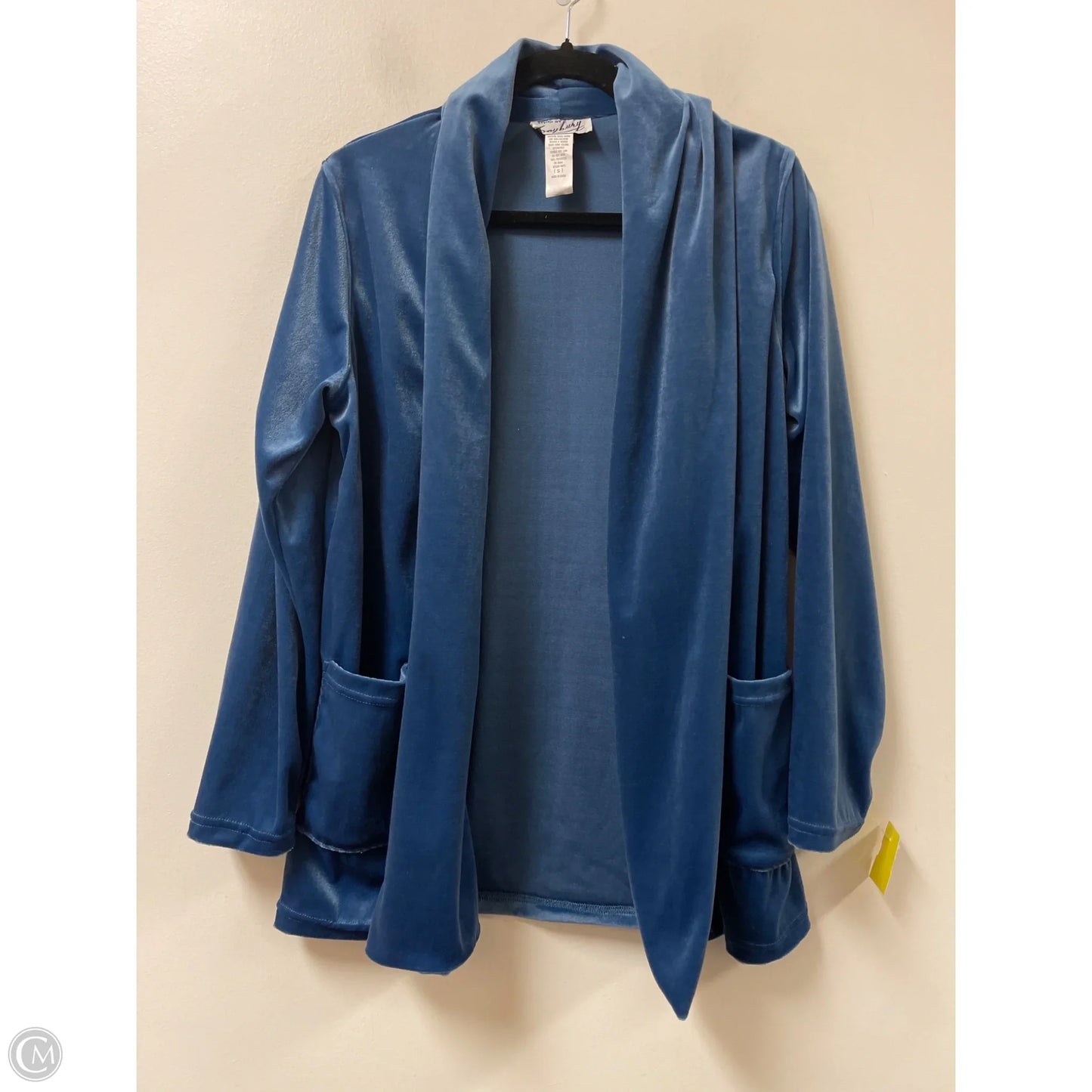Sweater Cardigan By Clothes Mentor In Blue, Size: S