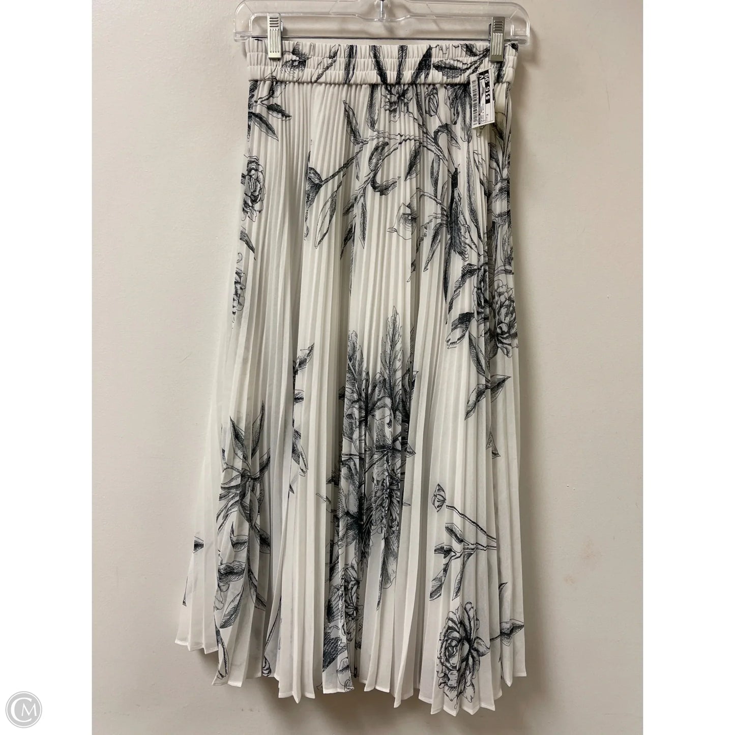 Skirt Maxi By Club Monaco In Black & White, Size: 2