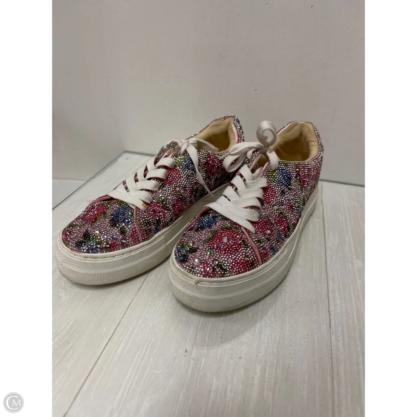 Shoes Sneakers By Betsey Johnson In Pink, Size: 7.5