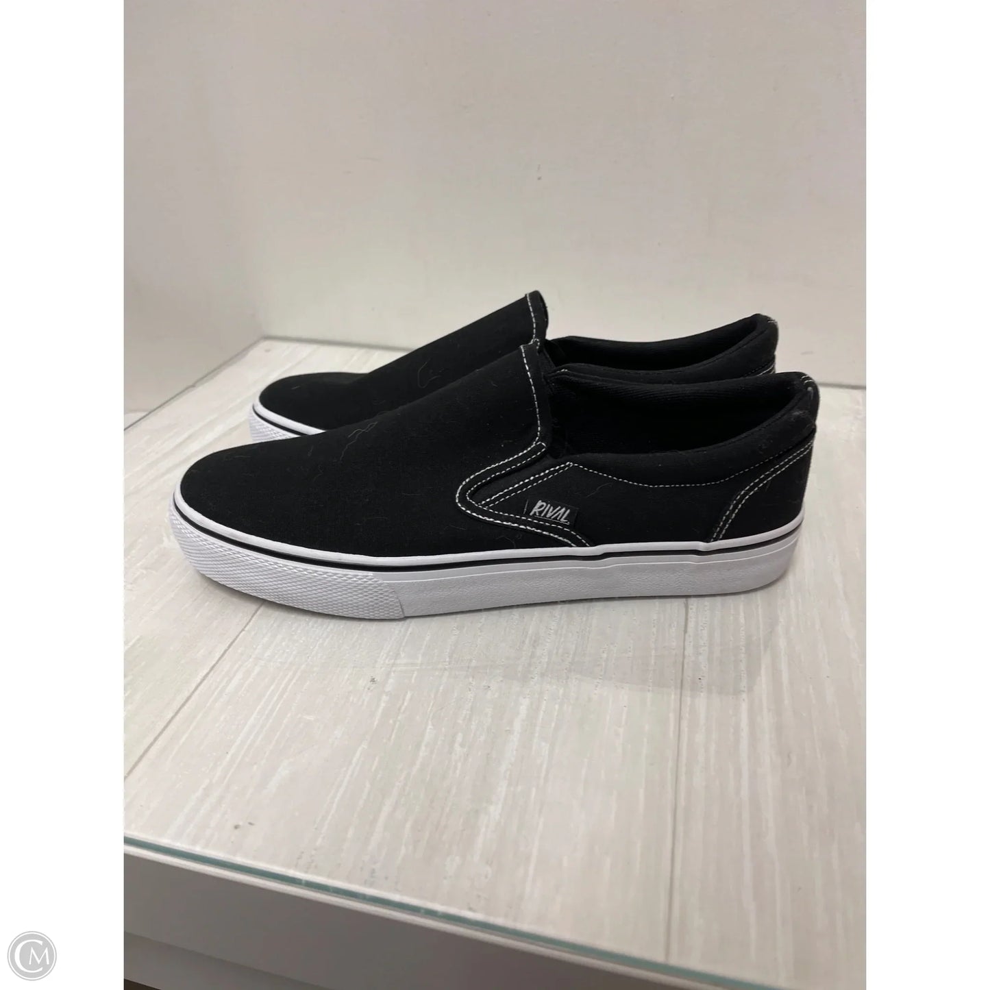 Shoes Flats By Clothes Mentor In Black, Size: 8.5