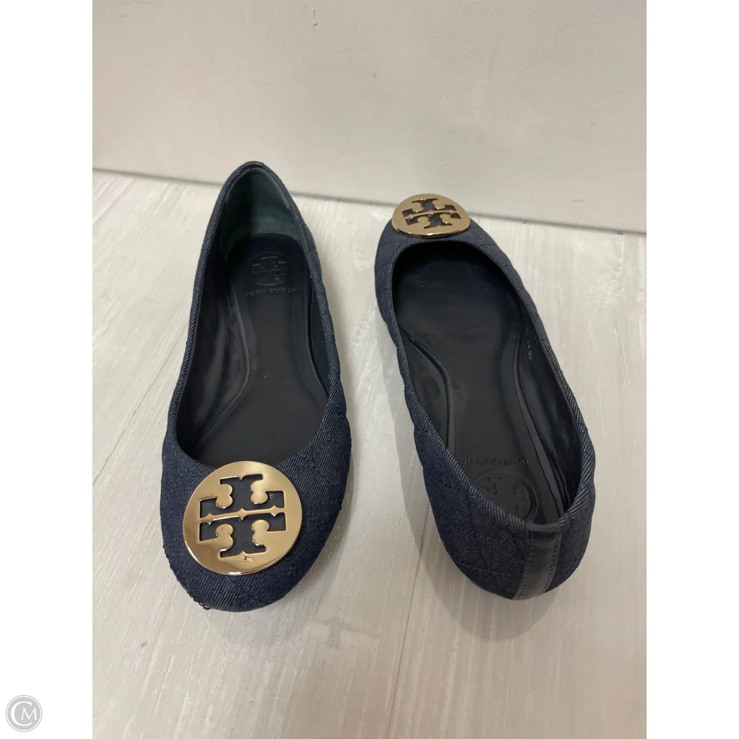 Shoes Designer By Tory Burch In Navy, Size: 8