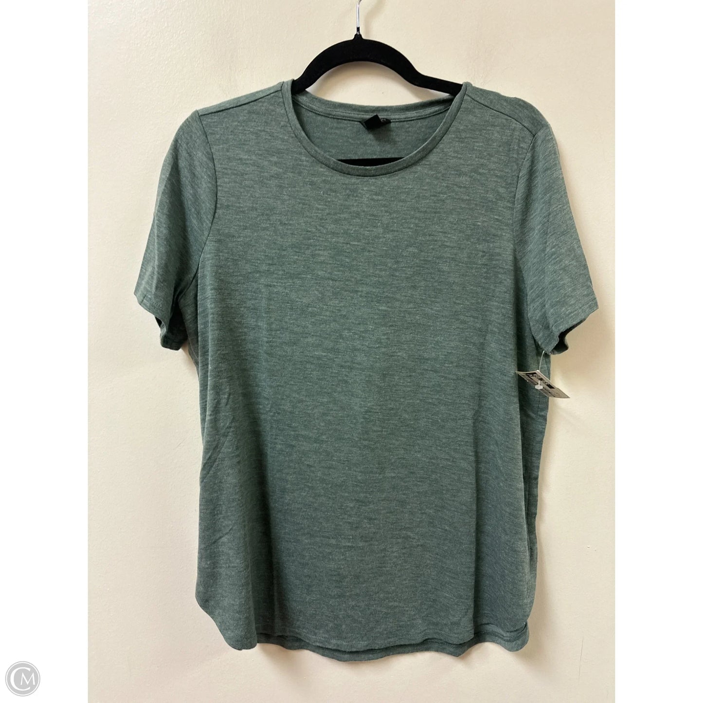 Top Short Sleeve Basic By Ann Taylor In Green, Size: Lp