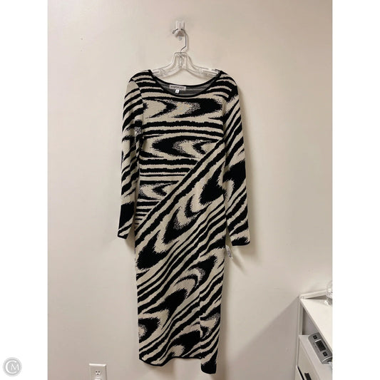 Dress Party Long By Madden Girl In Black & Cream, Size: L