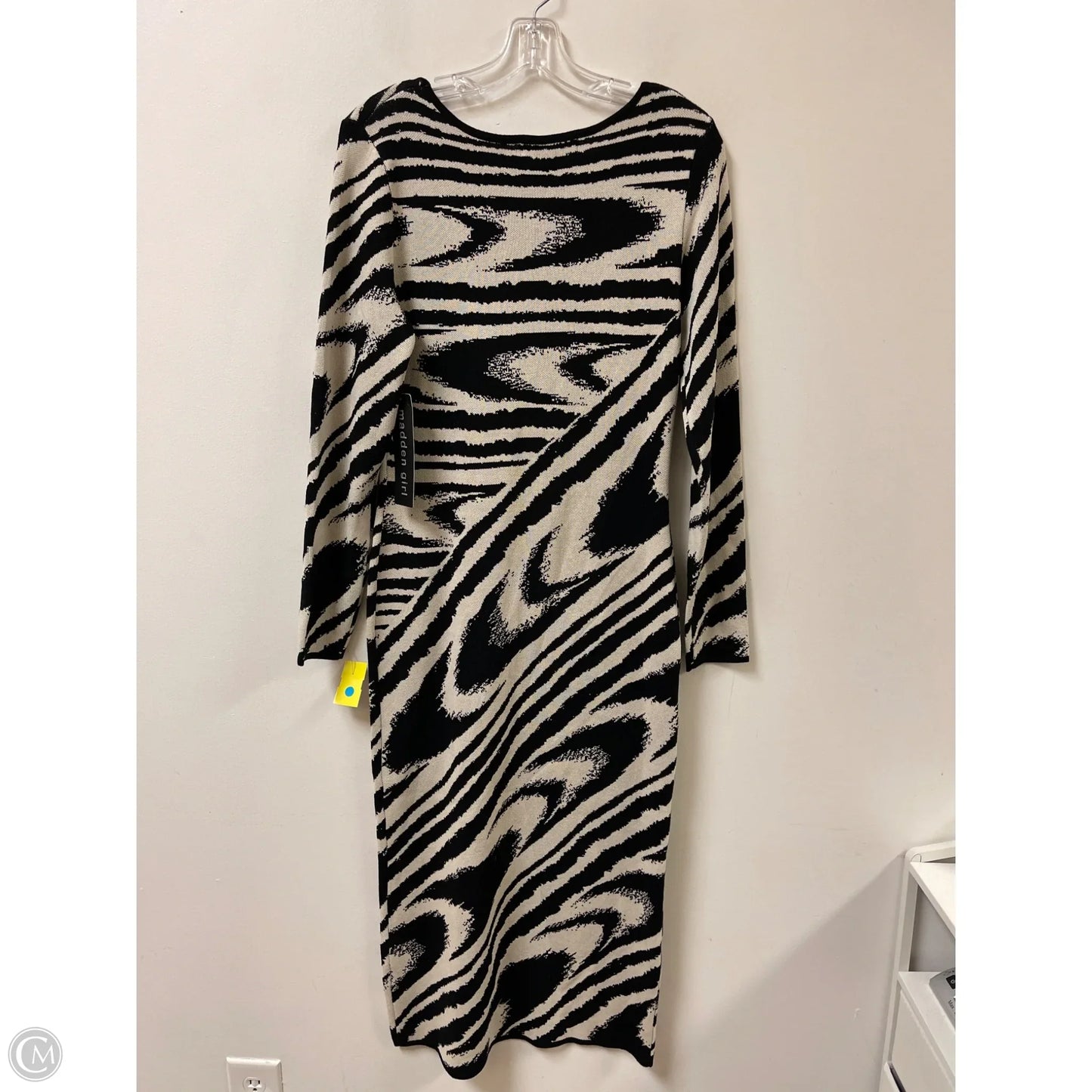 Dress Party Long By Madden Girl In Black & Cream, Size: L