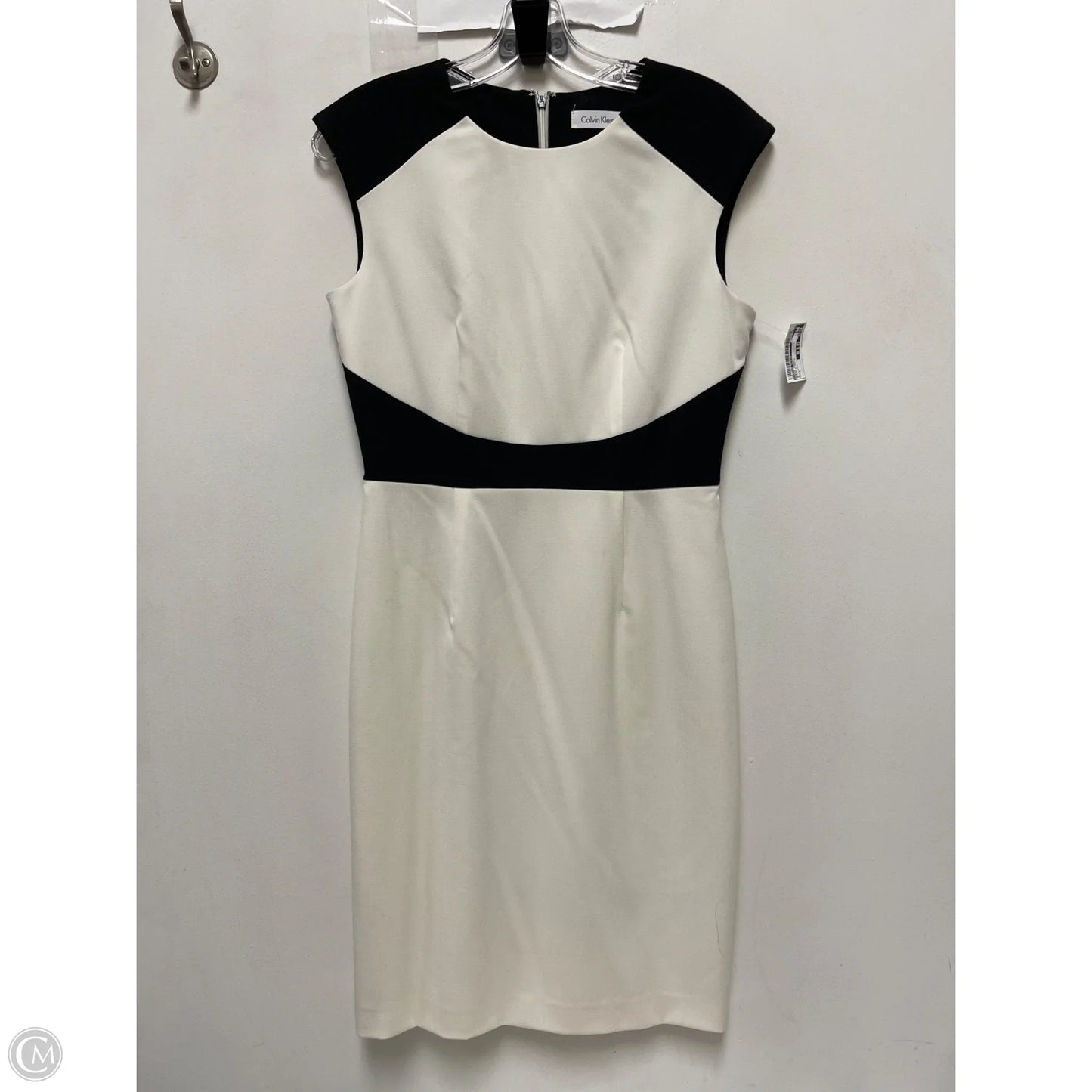 Dress Work By Calvin Klein In Black & White, Size: S