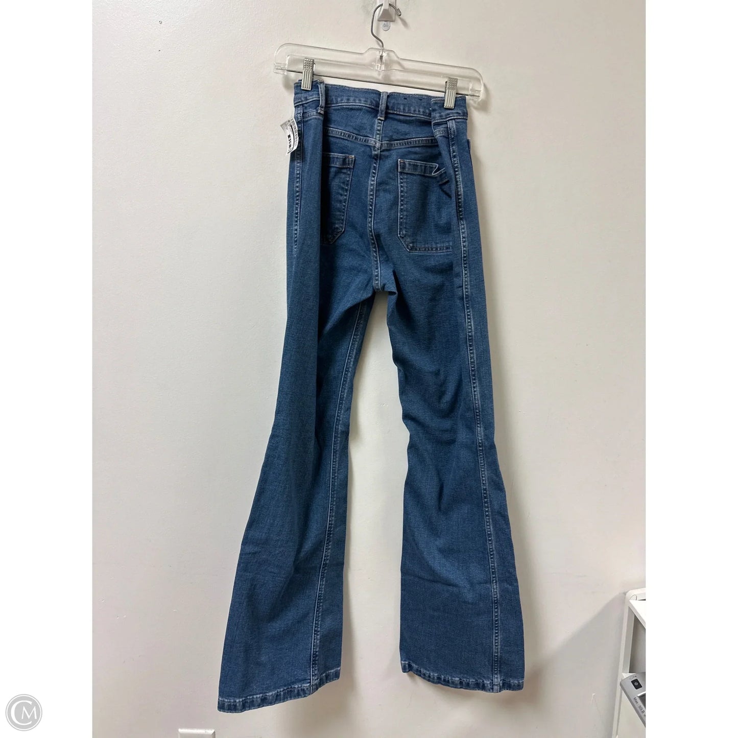 Jeans Flared By Gap In Blue Denim, Size: 12