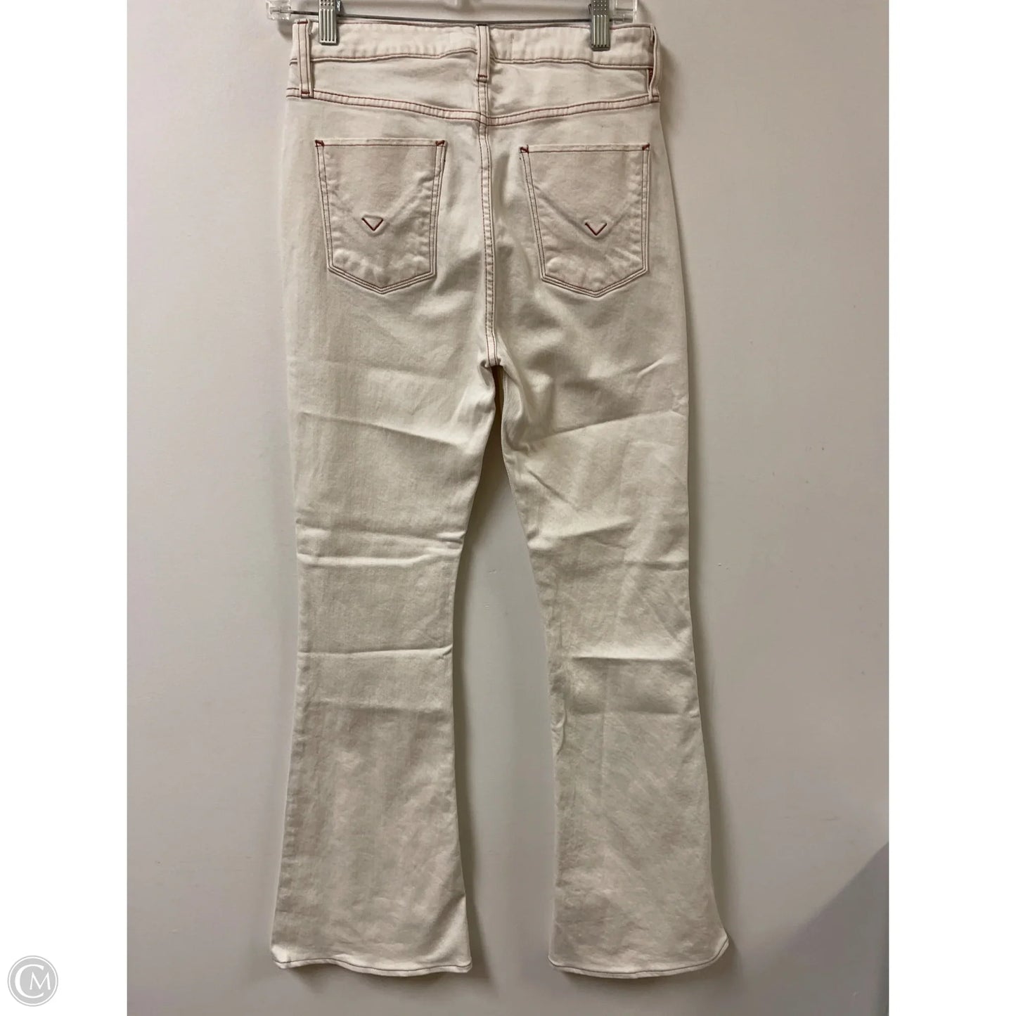 Jeans Boot Cut By Hudson In Cream, Size: 6