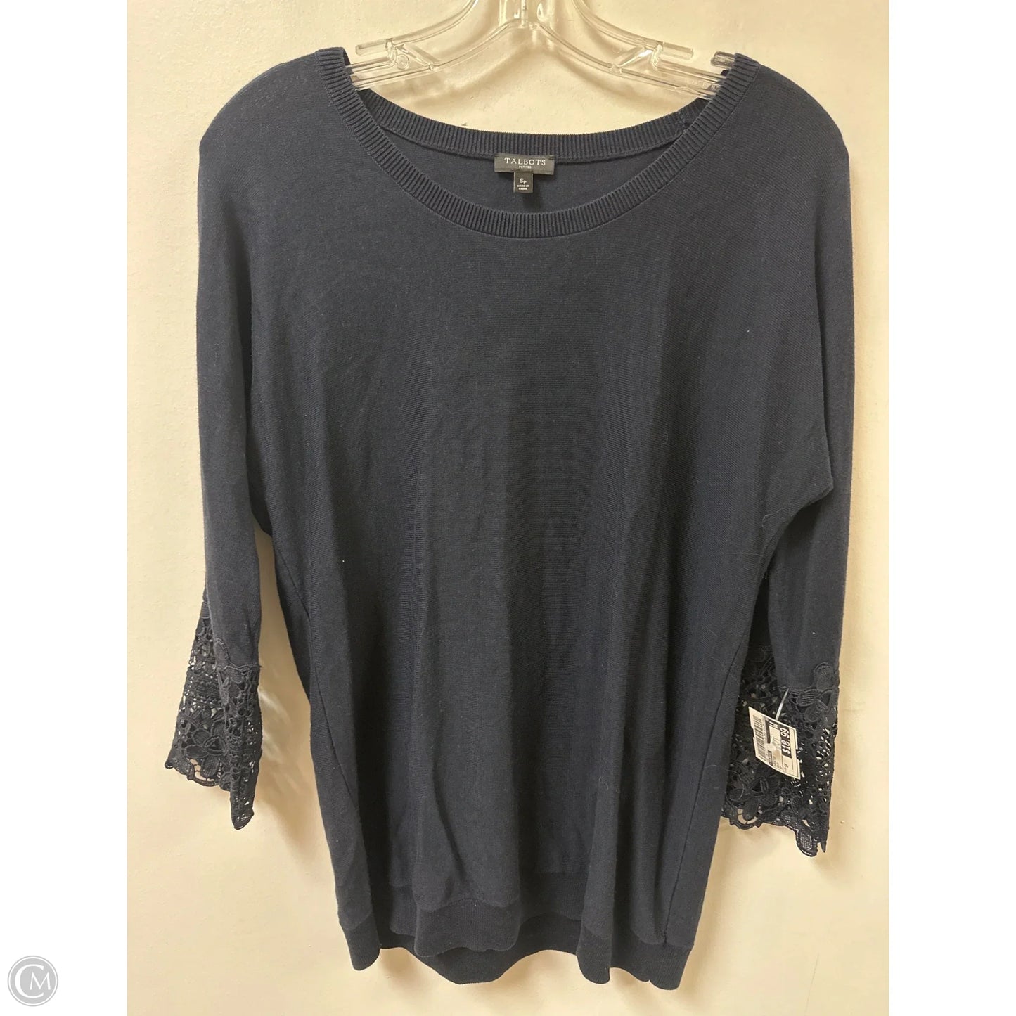 Sweater By Talbots In Navy, Size: Sp