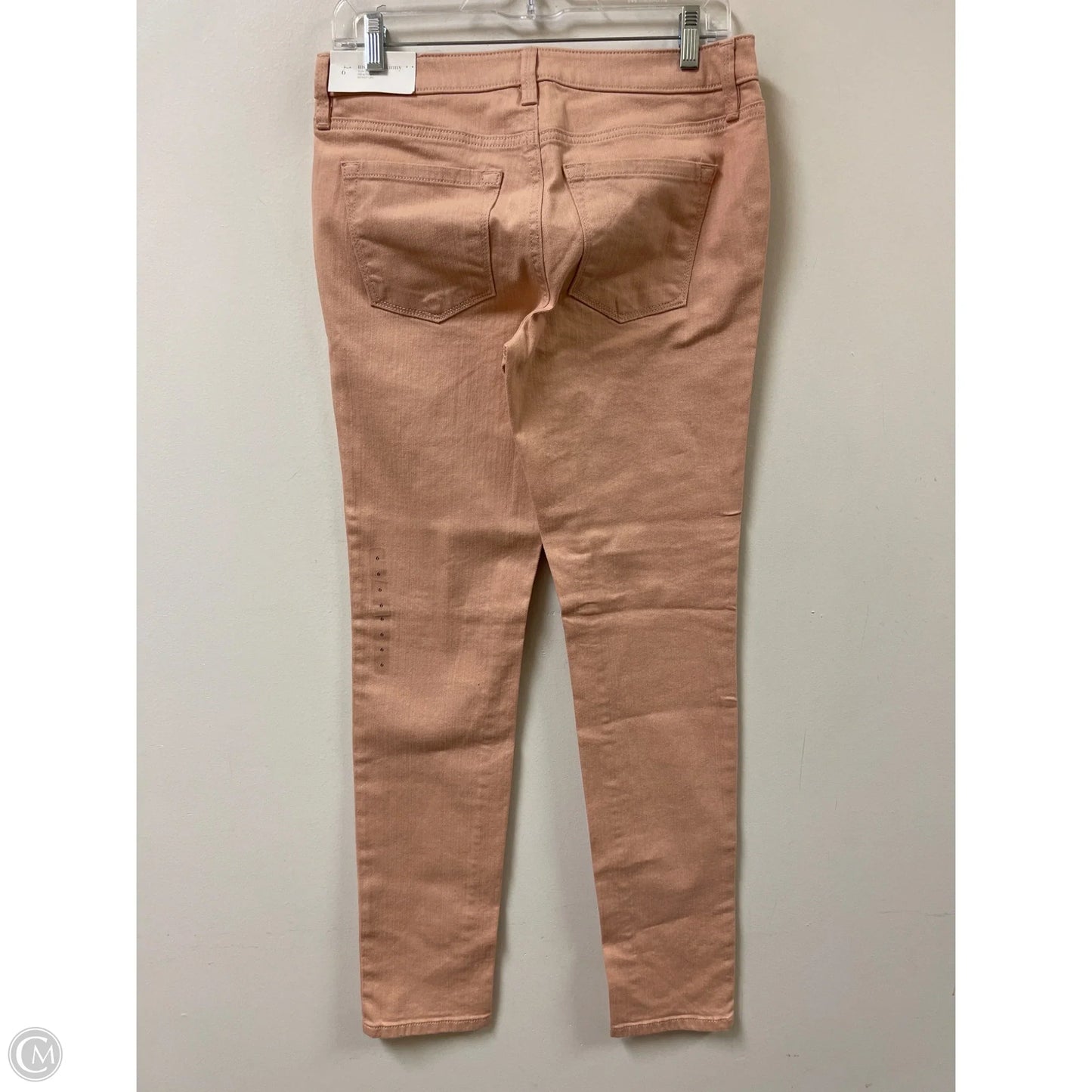 Jeans Skinny By Loft In Peach, Size: 6