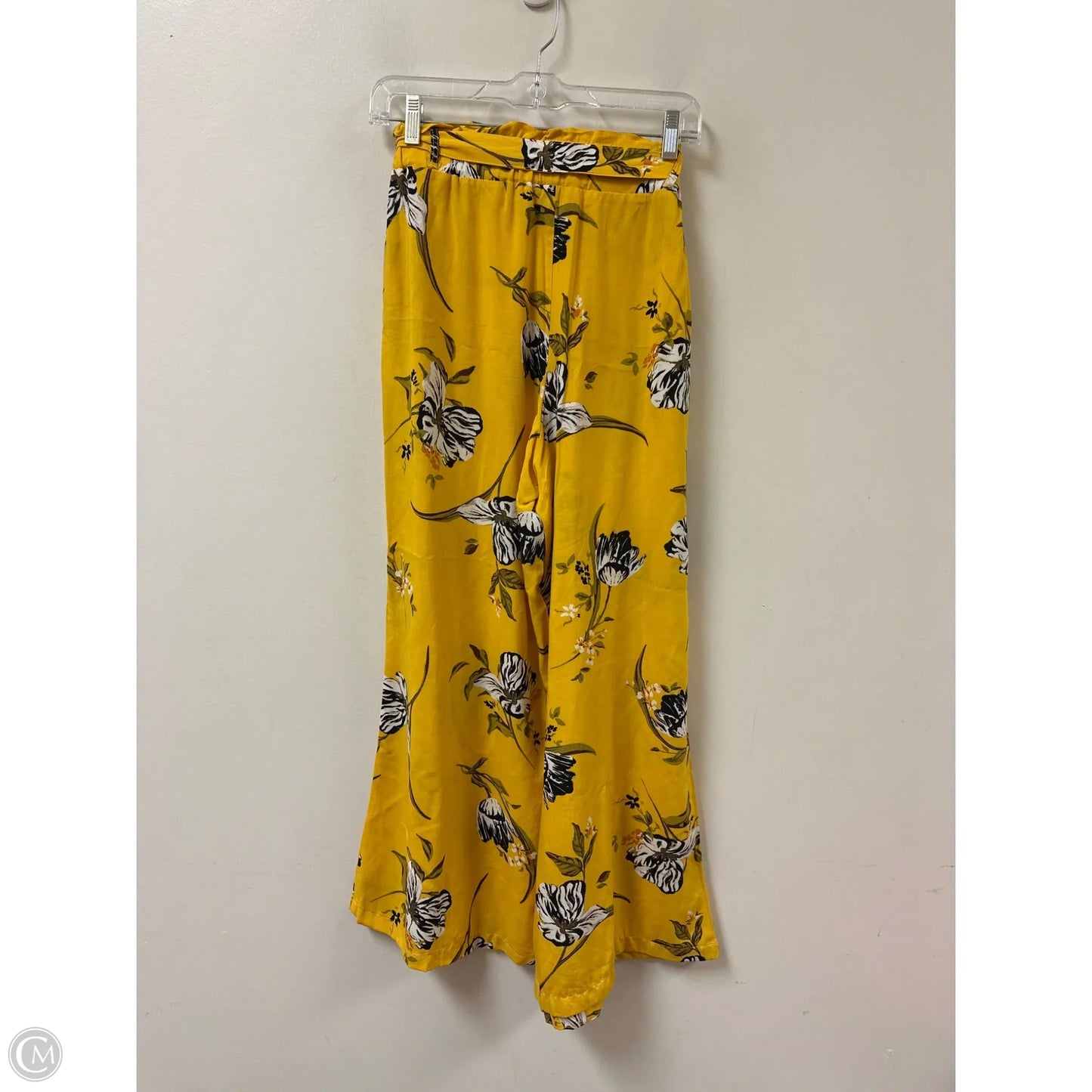 Pants Wide Leg By New Look In Yellow, Size: 6