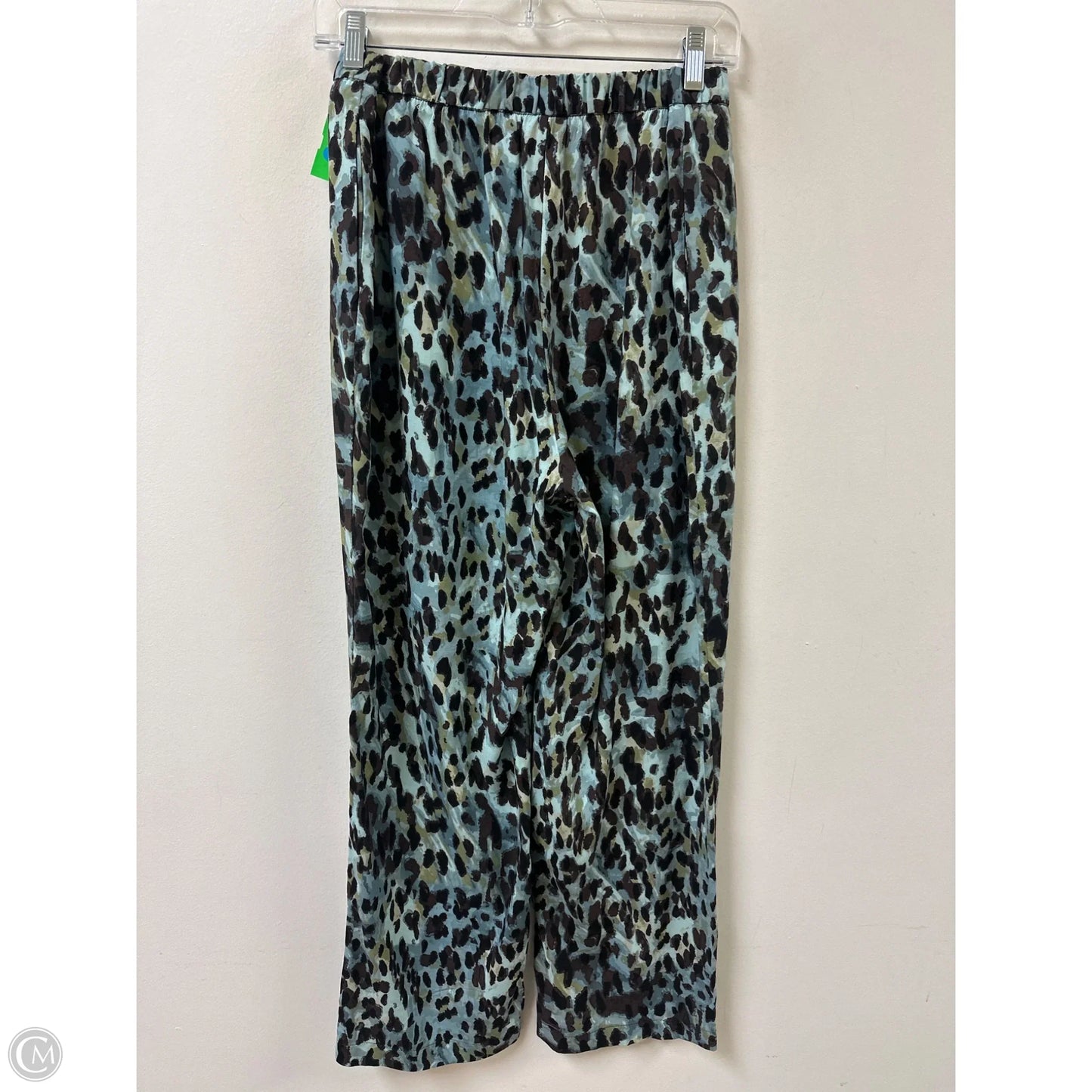 Pants Wide Leg By Chicos In Blue & Green, Size: 10