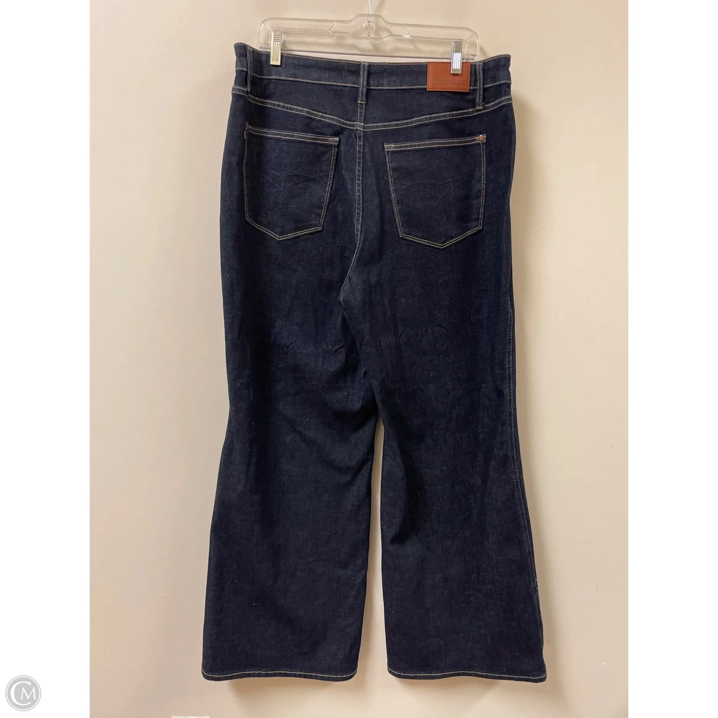 Jeans Wide Leg By Judy Blue In Blue Denim, Size: 18