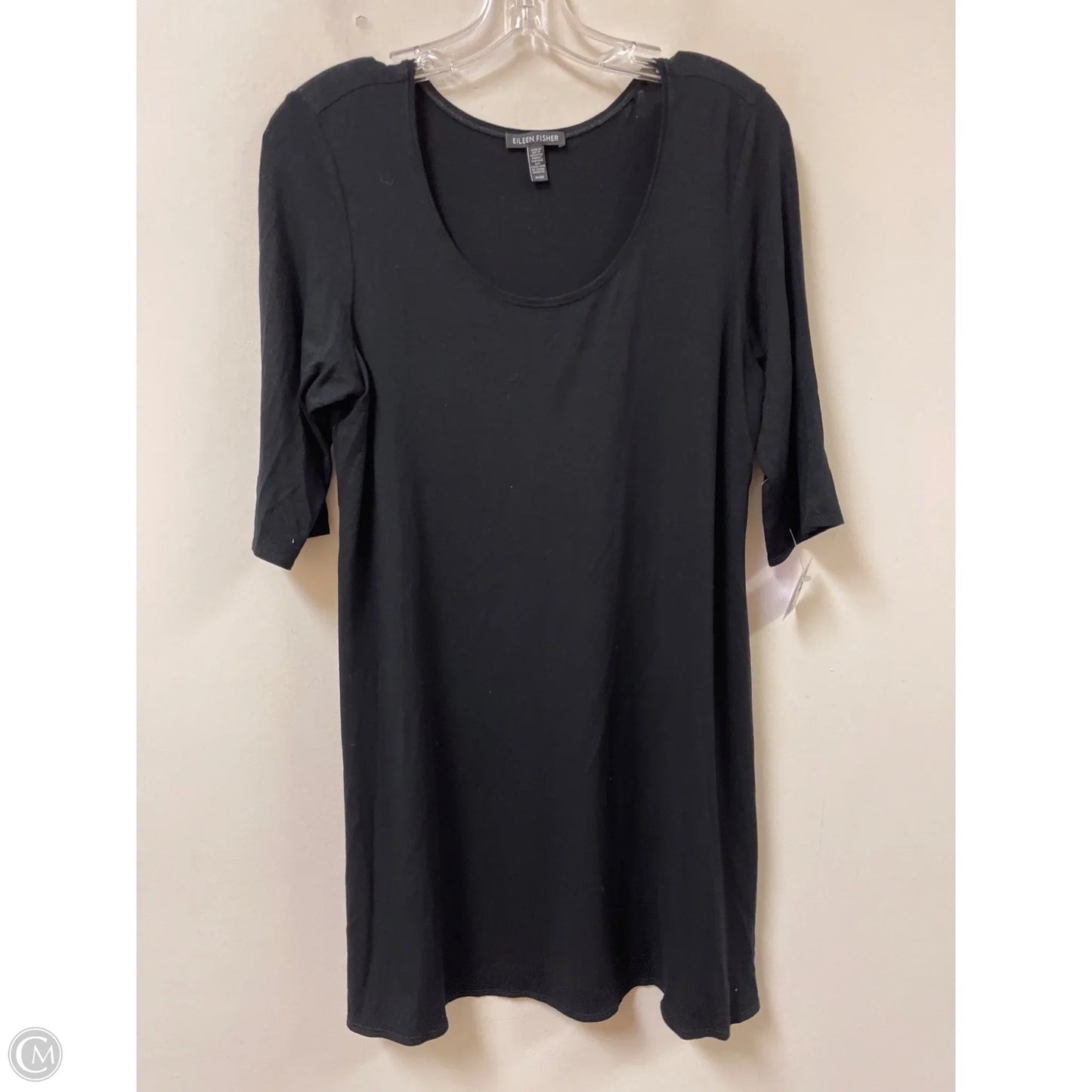 Dress Casual Midi By Eileen Fisher In Black, Size: M