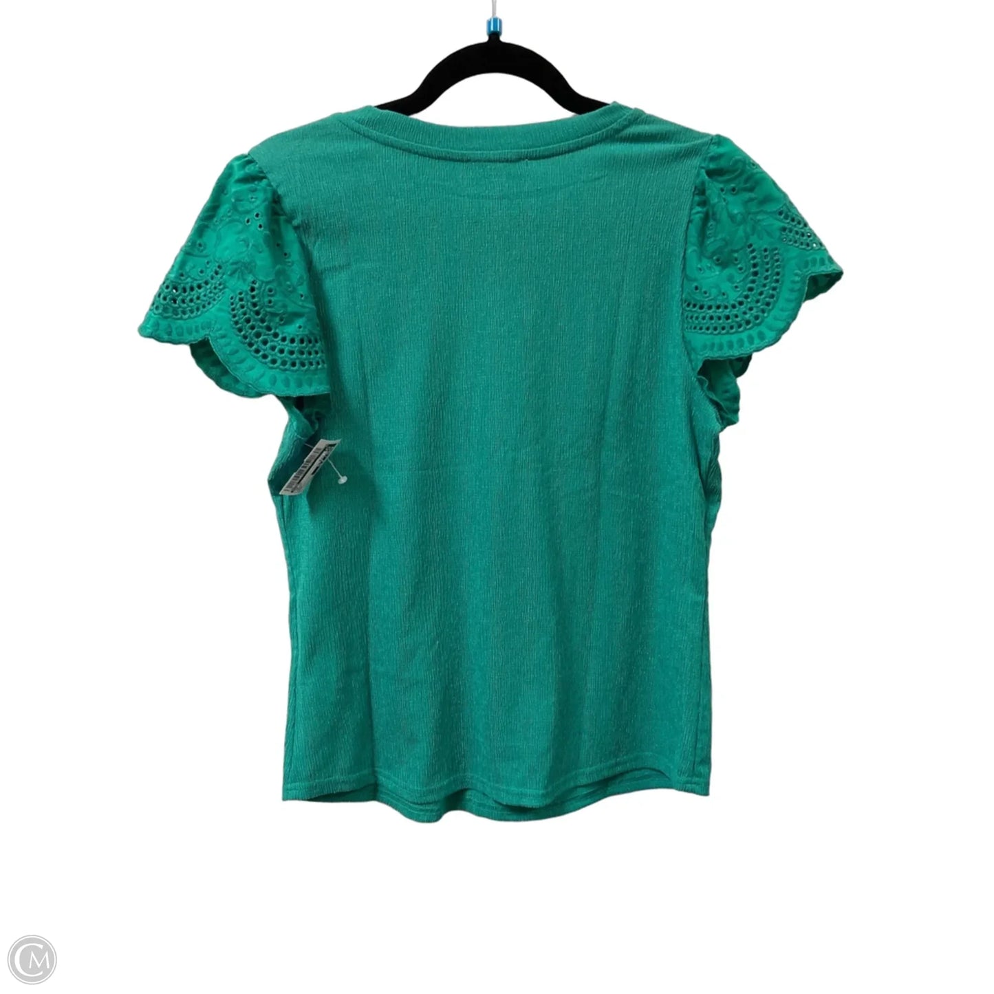 Top Short Sleeve By Mine In Green, Size: L