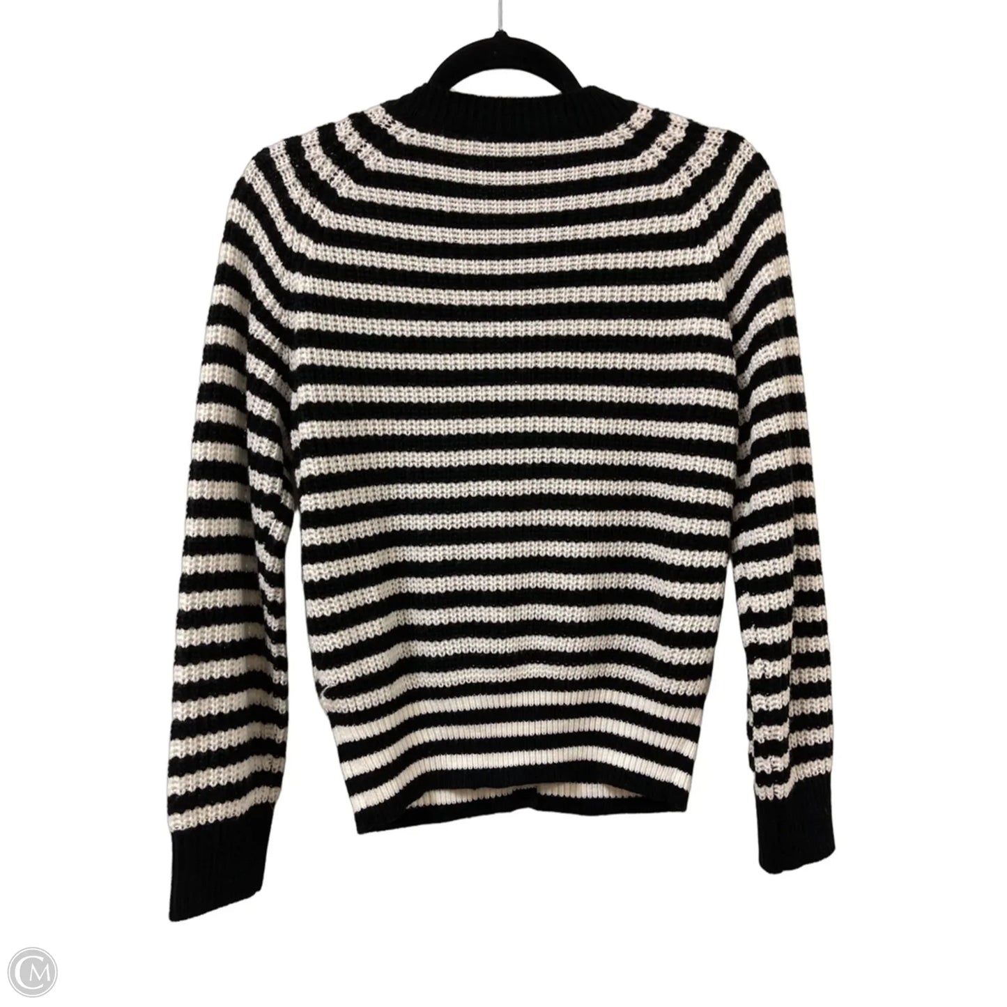 Sweater Cardigan By Clothes Mentor In Striped Pattern, Size: S