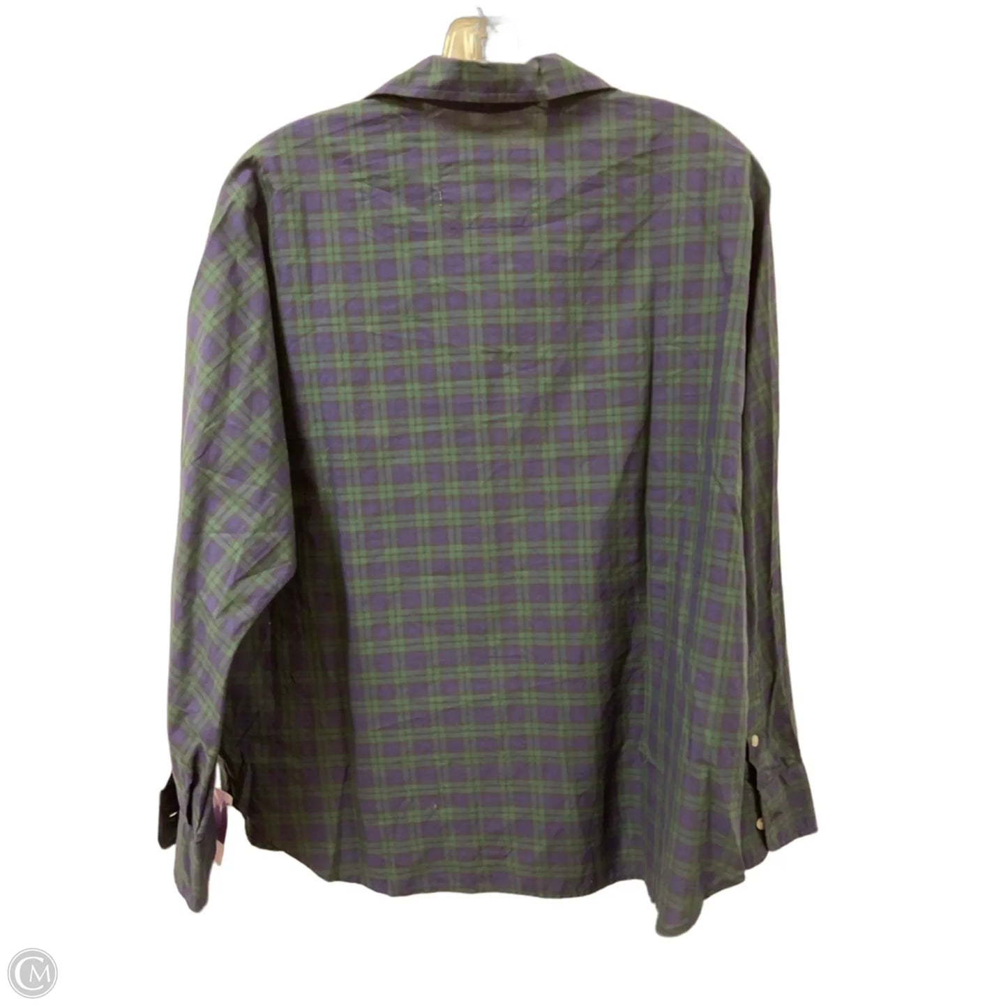 Blouse Long Sleeve By Frank And Eileen In Green, Size: Xs