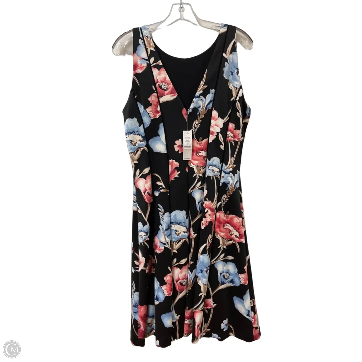 Dress Party Midi By White House Black Market In Floral Print, Size: Xl