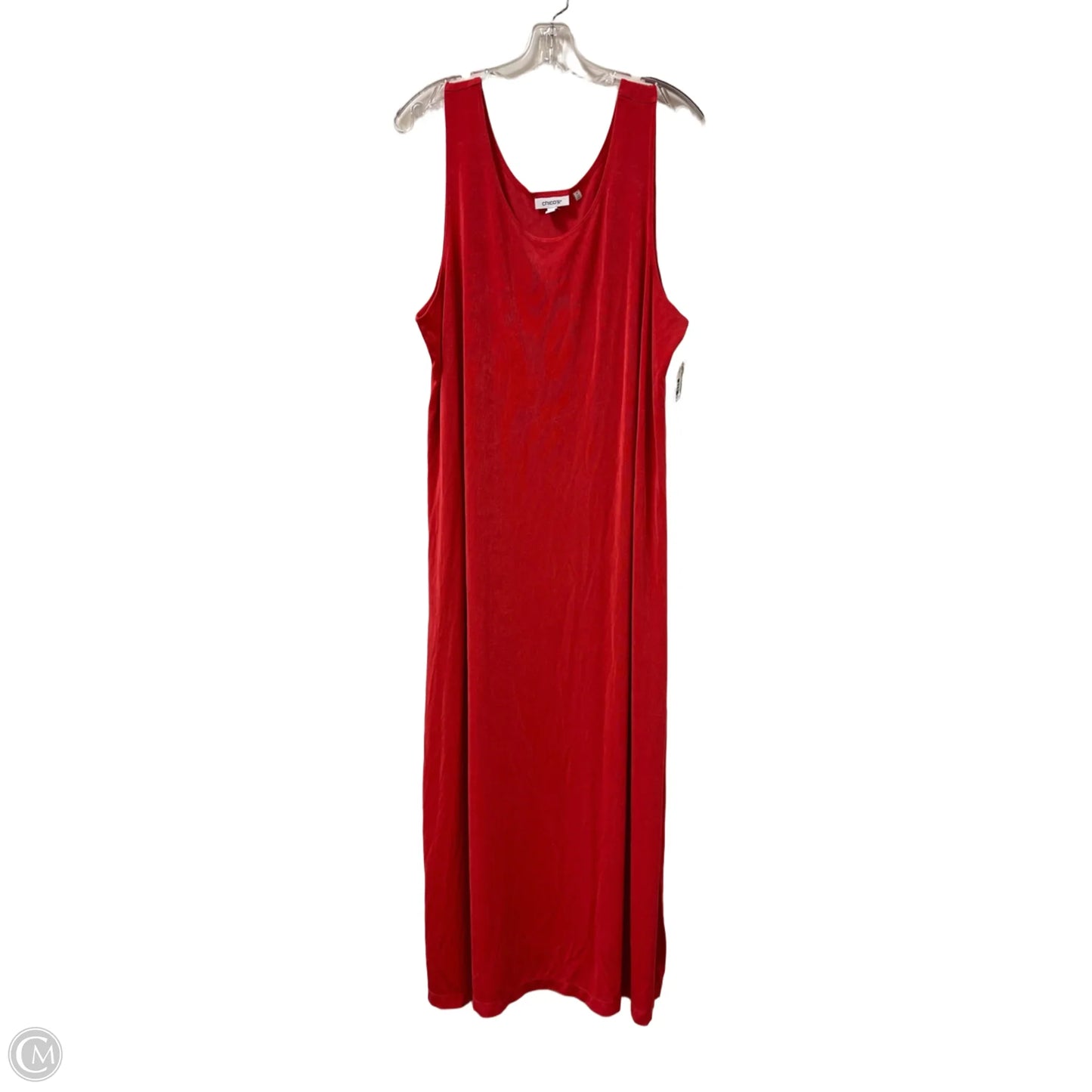 Dress Casual Maxi By Chicos In Coral, Size: 2x