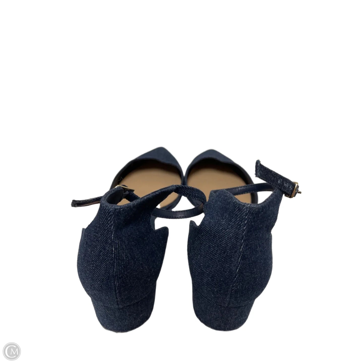 Sandals Heels Block By Aldo In Blue Denim, Size: 11