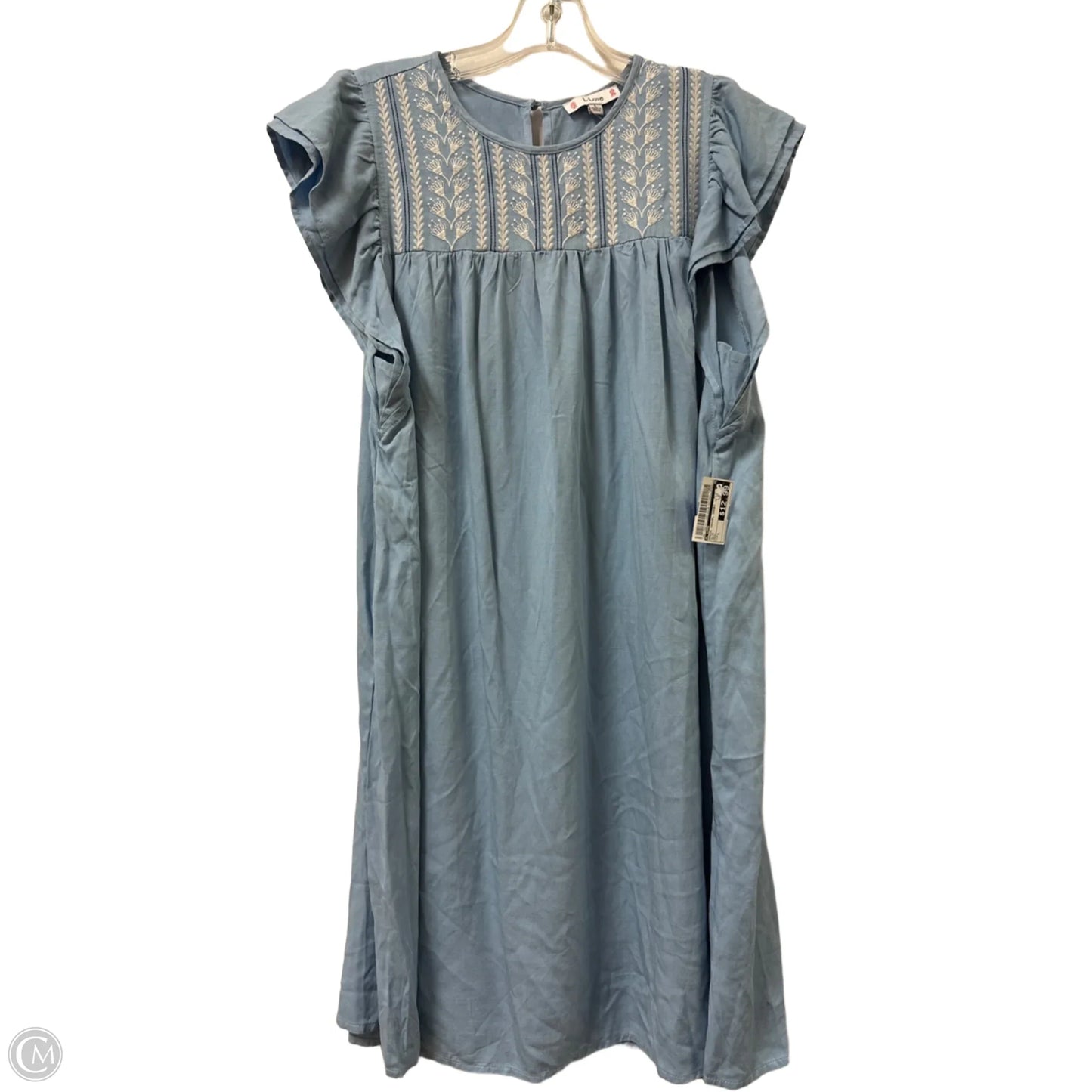 Dress Casual Short By L Love In Blue, Size: L