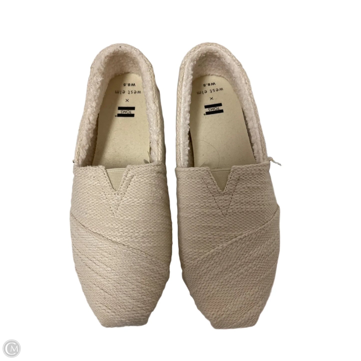 Shoes Flats By Toms In Cream, Size: 8.5