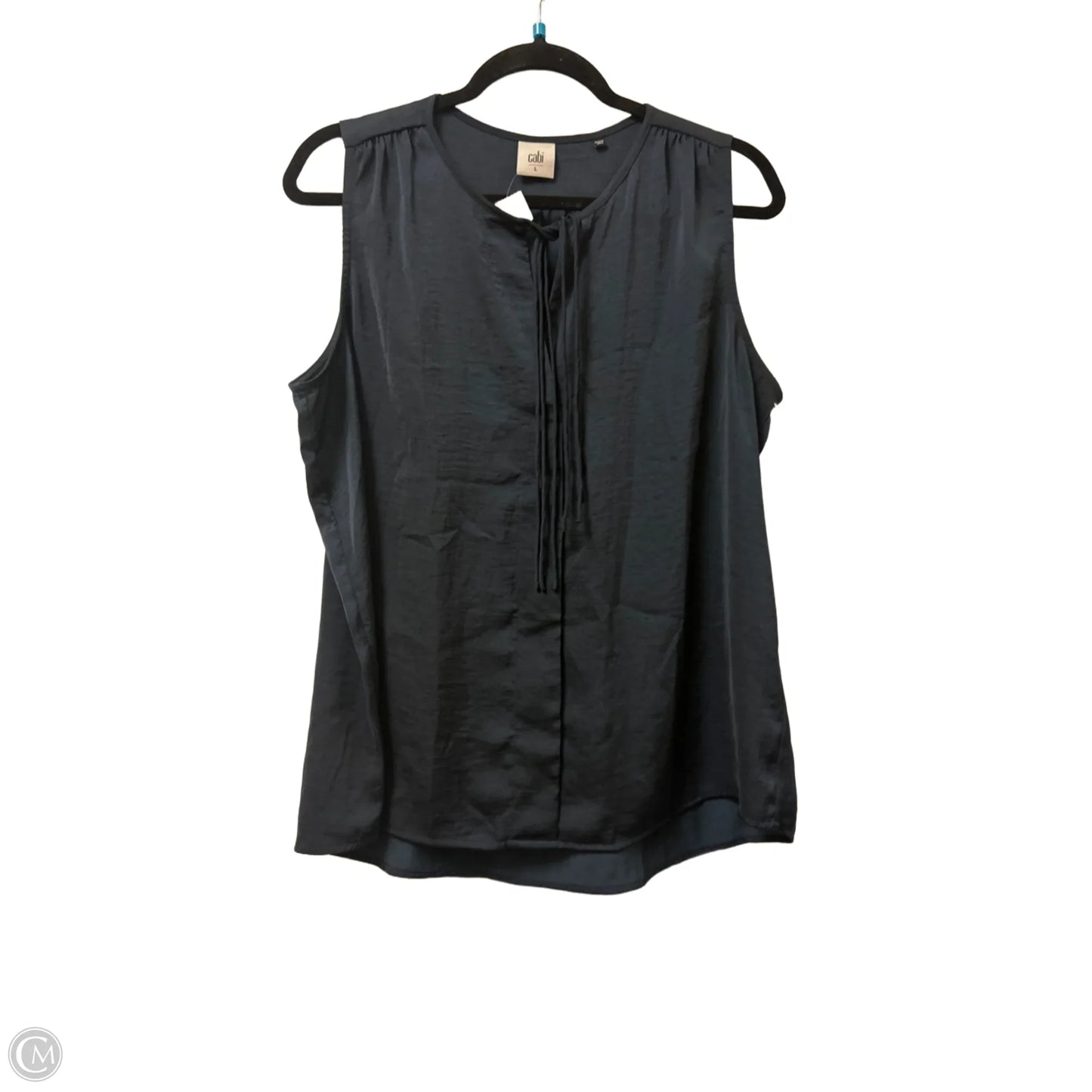 Top Sleeveless By Cabi In Navy, Size: L