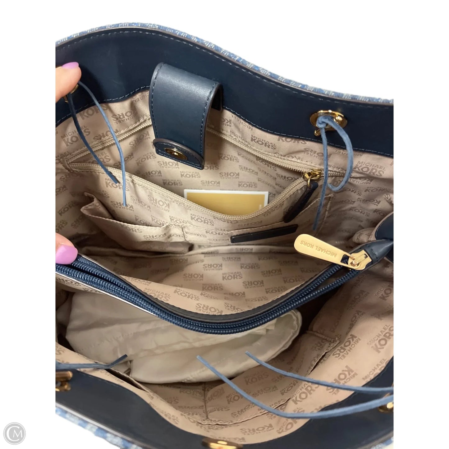 Handbag Designer By Michael Kors, Size: Large