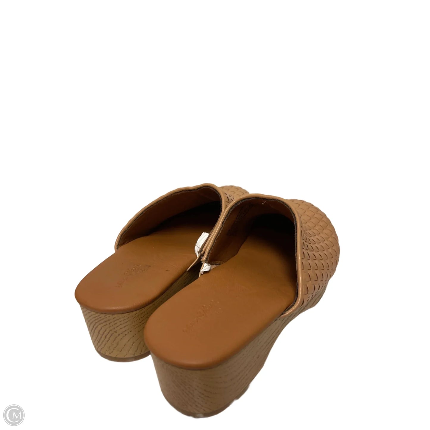 Sandals Heels Block By Universal Thread In Brown, Size: 9.5