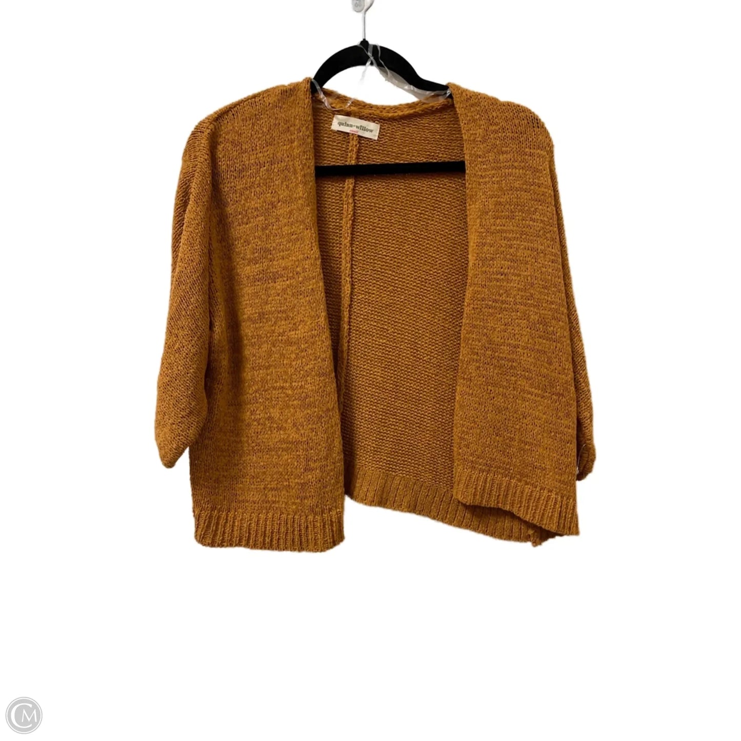 Sweater Cardigan By Clothes Mentor In Yellow, Size: S