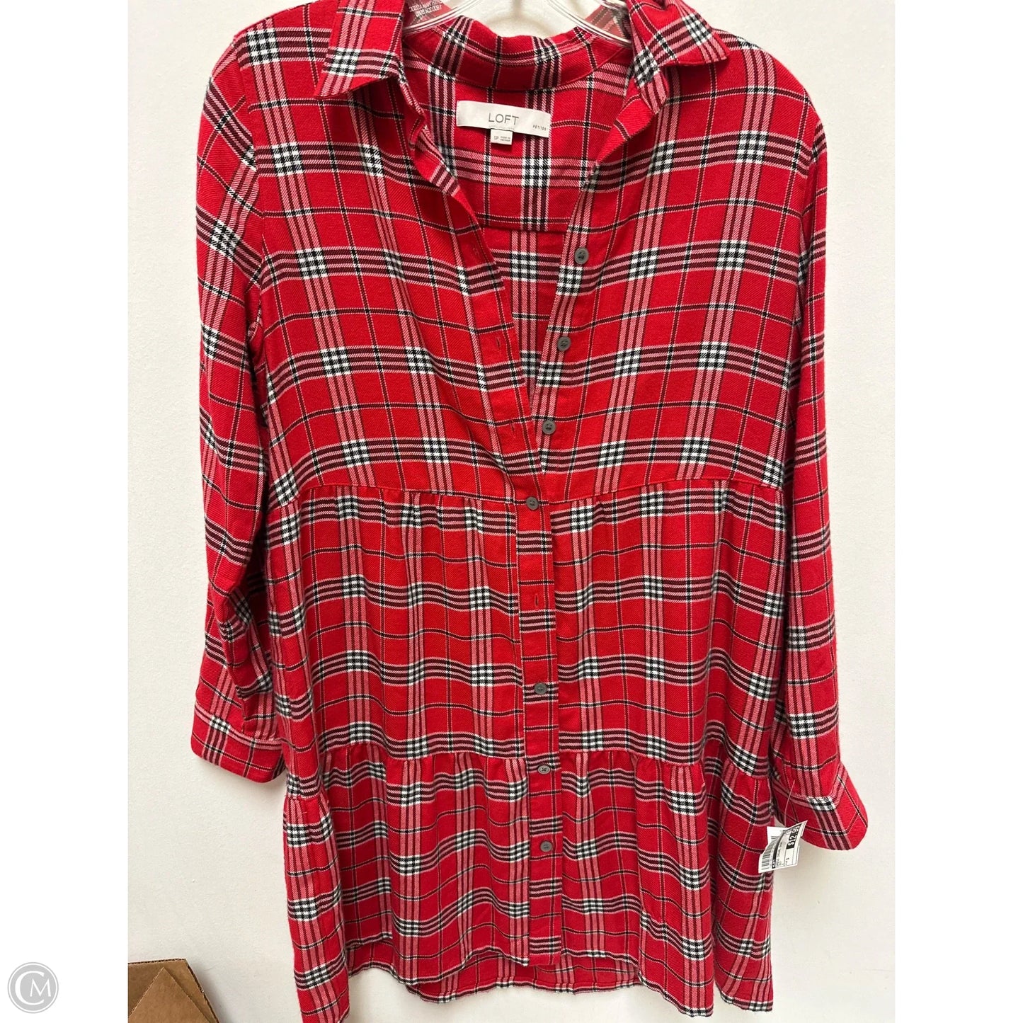 Dress Casual Short By Loft In Red, Size: S