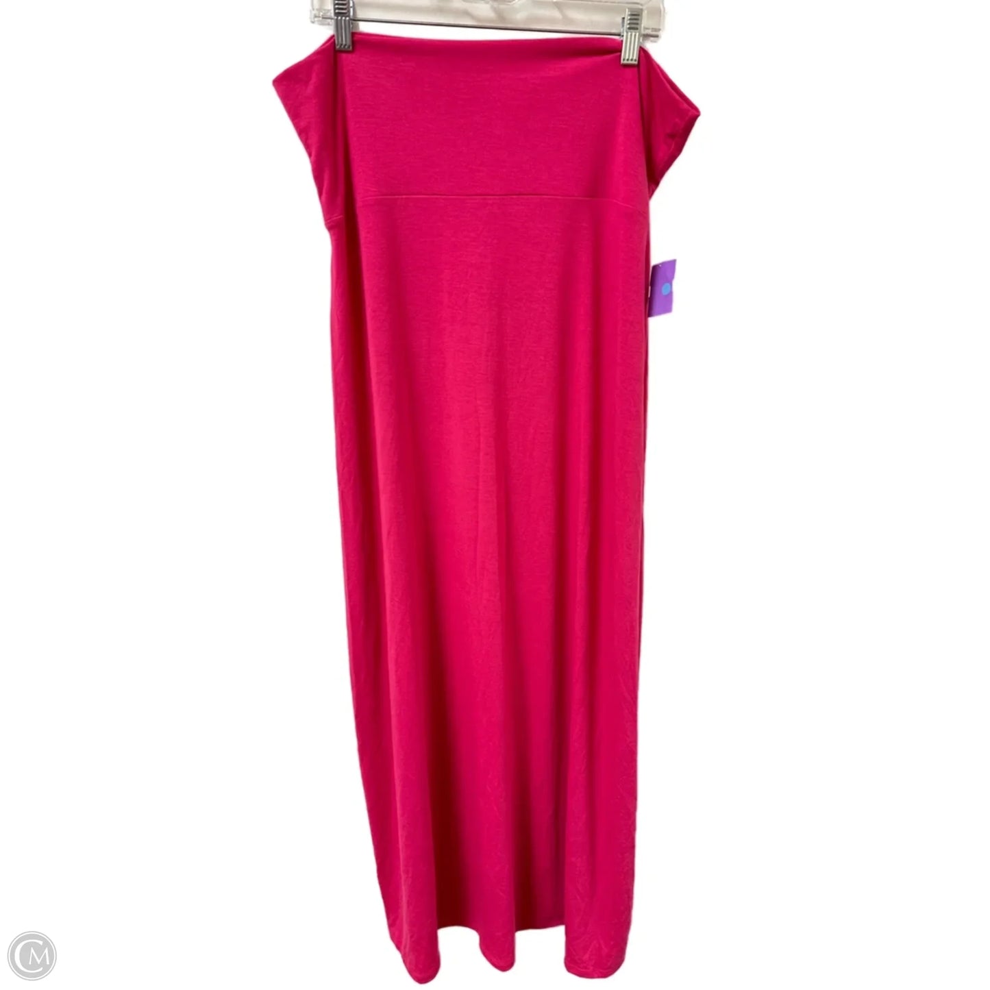 Skirt Maxi By Zenana Outfitters In Pink, Size: 3x