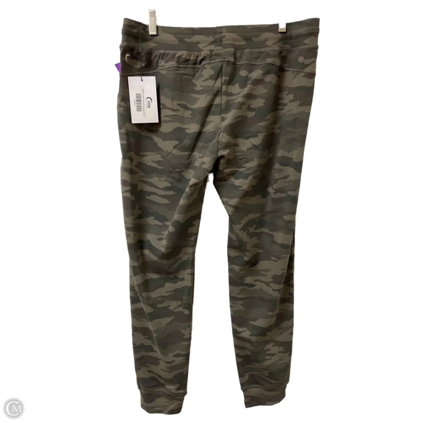 Athletic Pants By Zyia In Camouflage Print, Size: 1x