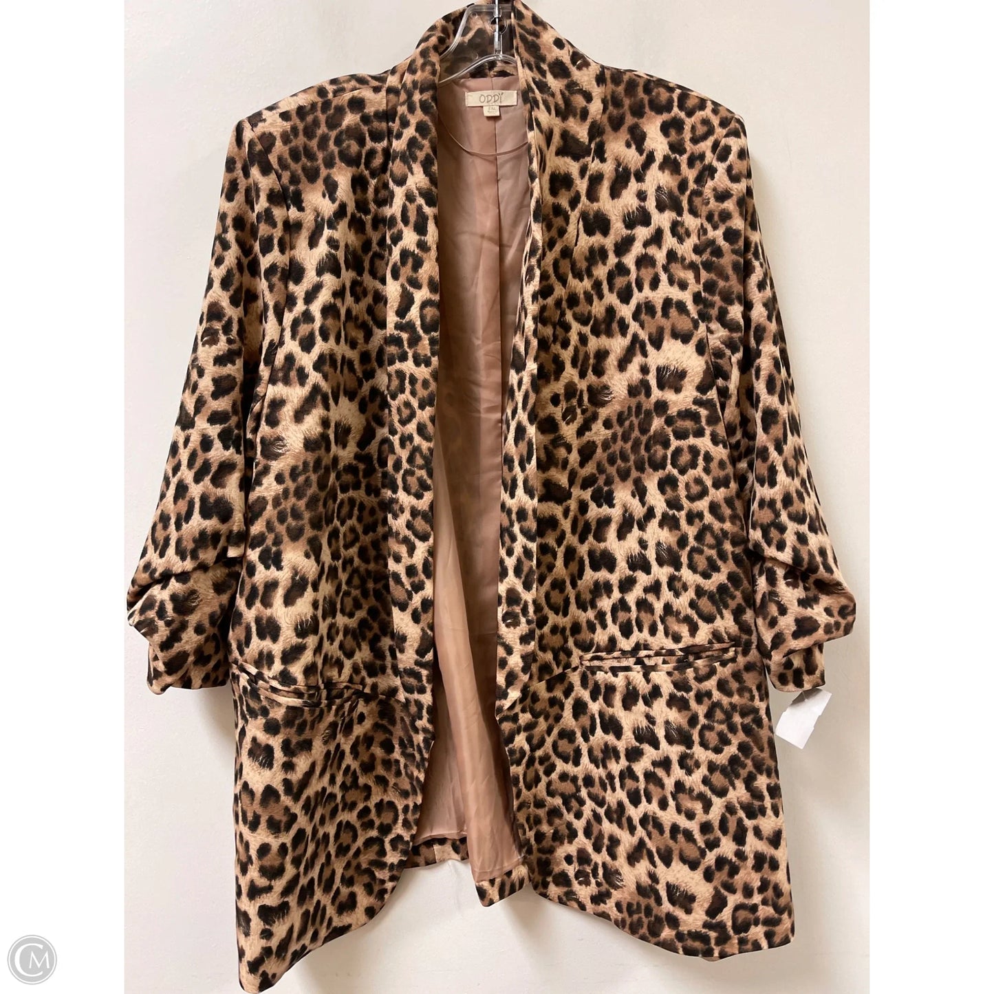 Blazer By Oddi In Animal Print, Size: 2x