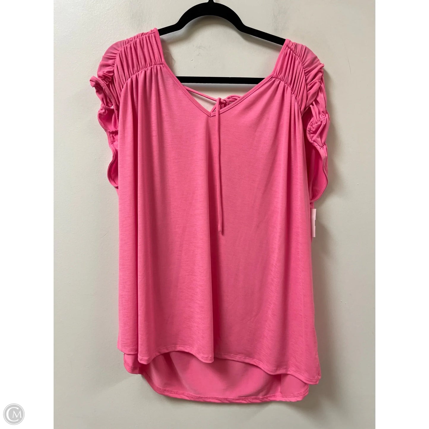 Top Sleeveless By Clothes Mentor In Pink, Size: 2x